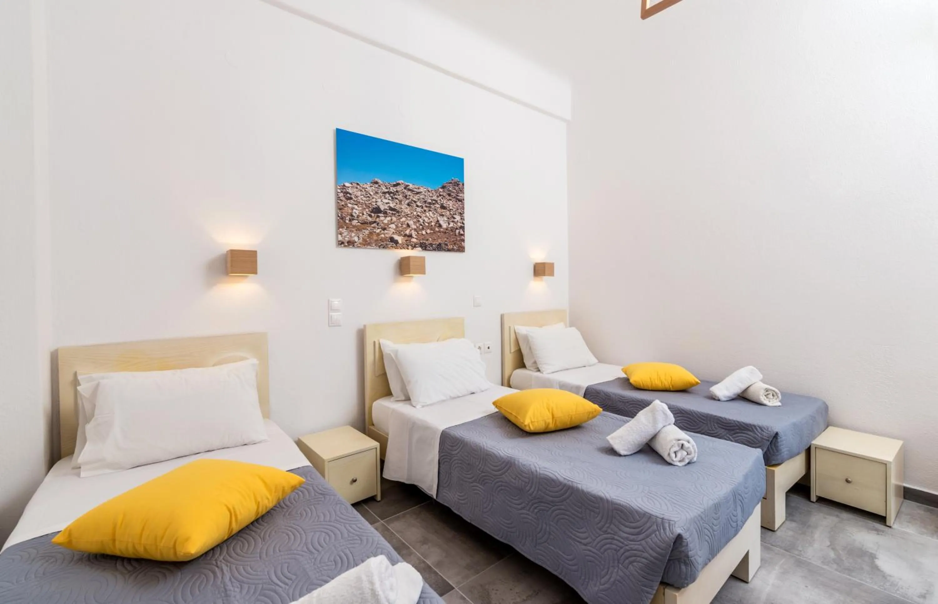 Photo of the whole room, Bed in Orpheas Rooms