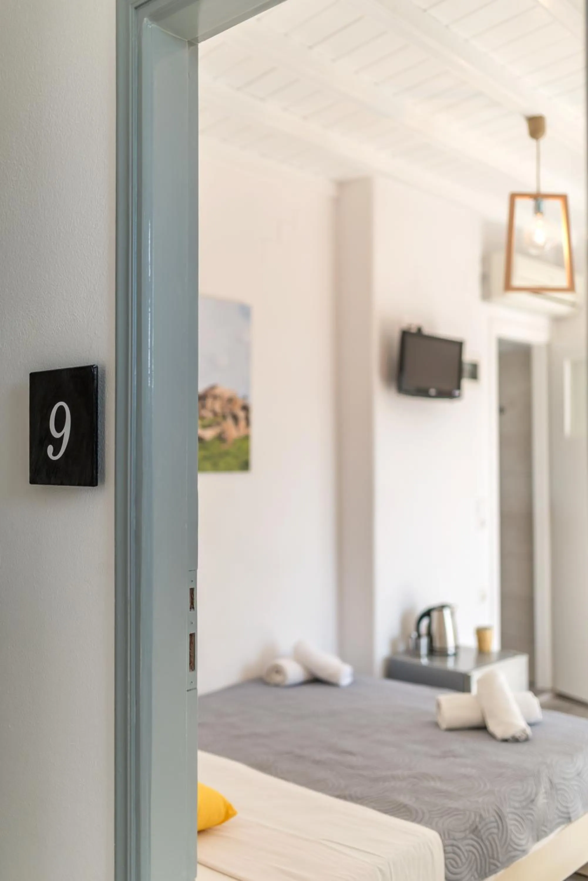 Decorative detail, Bed in Orpheas Rooms