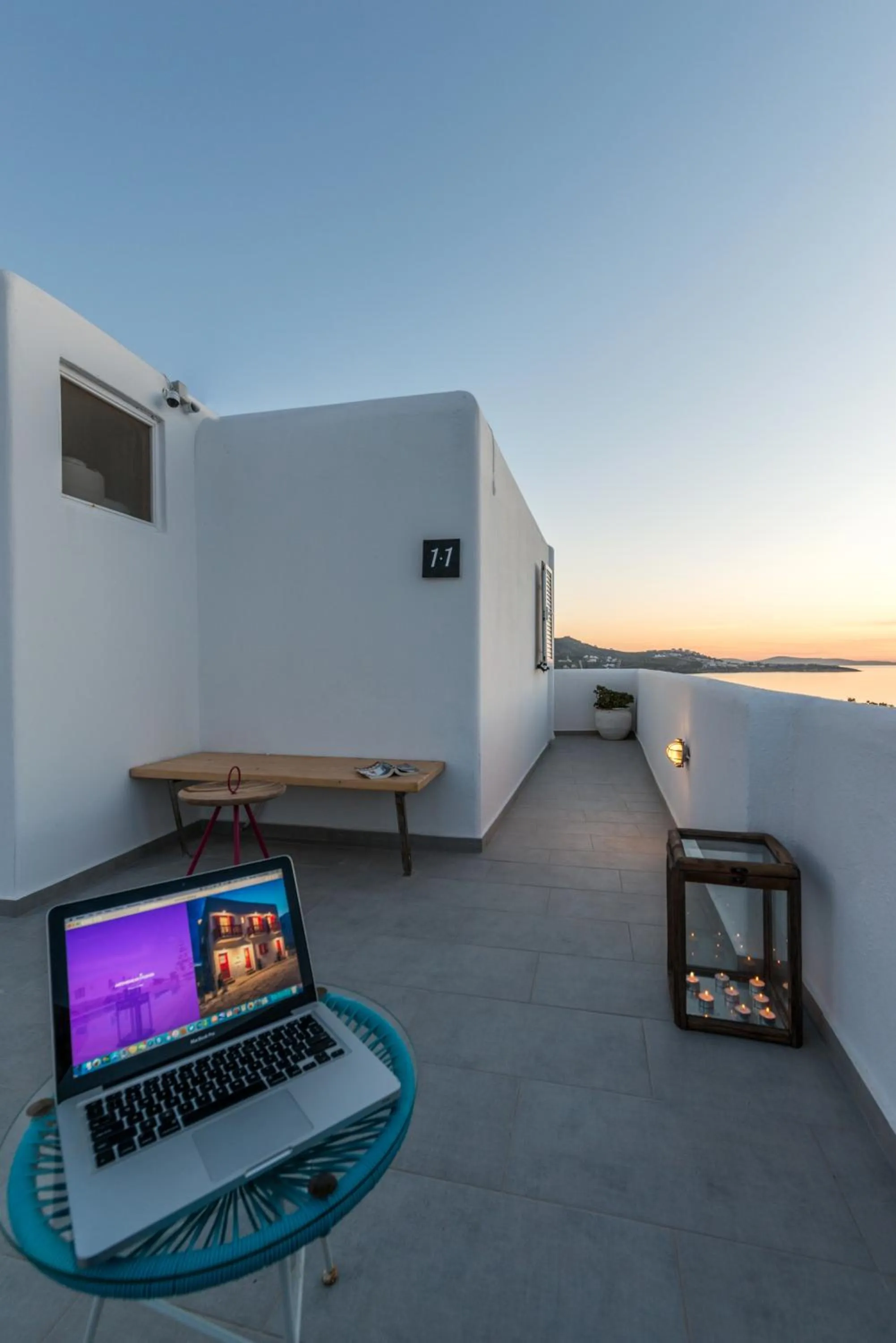 Sea view in Orpheas Rooms