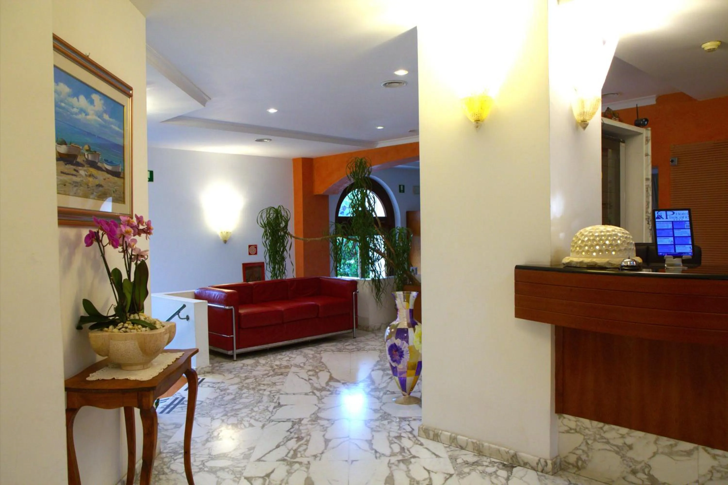 Lobby or reception in Hotel Pisacane