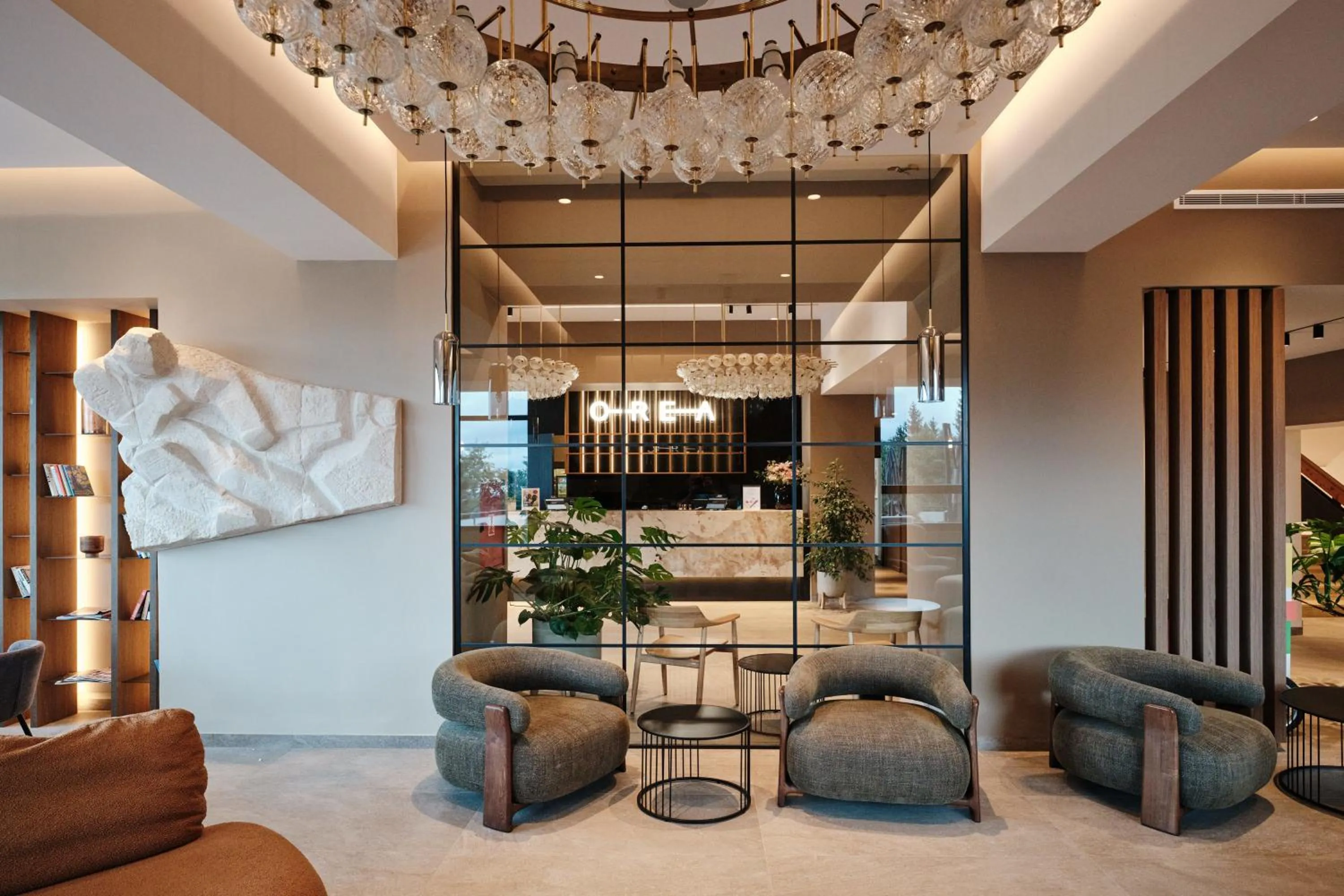 Lobby or reception in OREA Resort Horizont Šumava