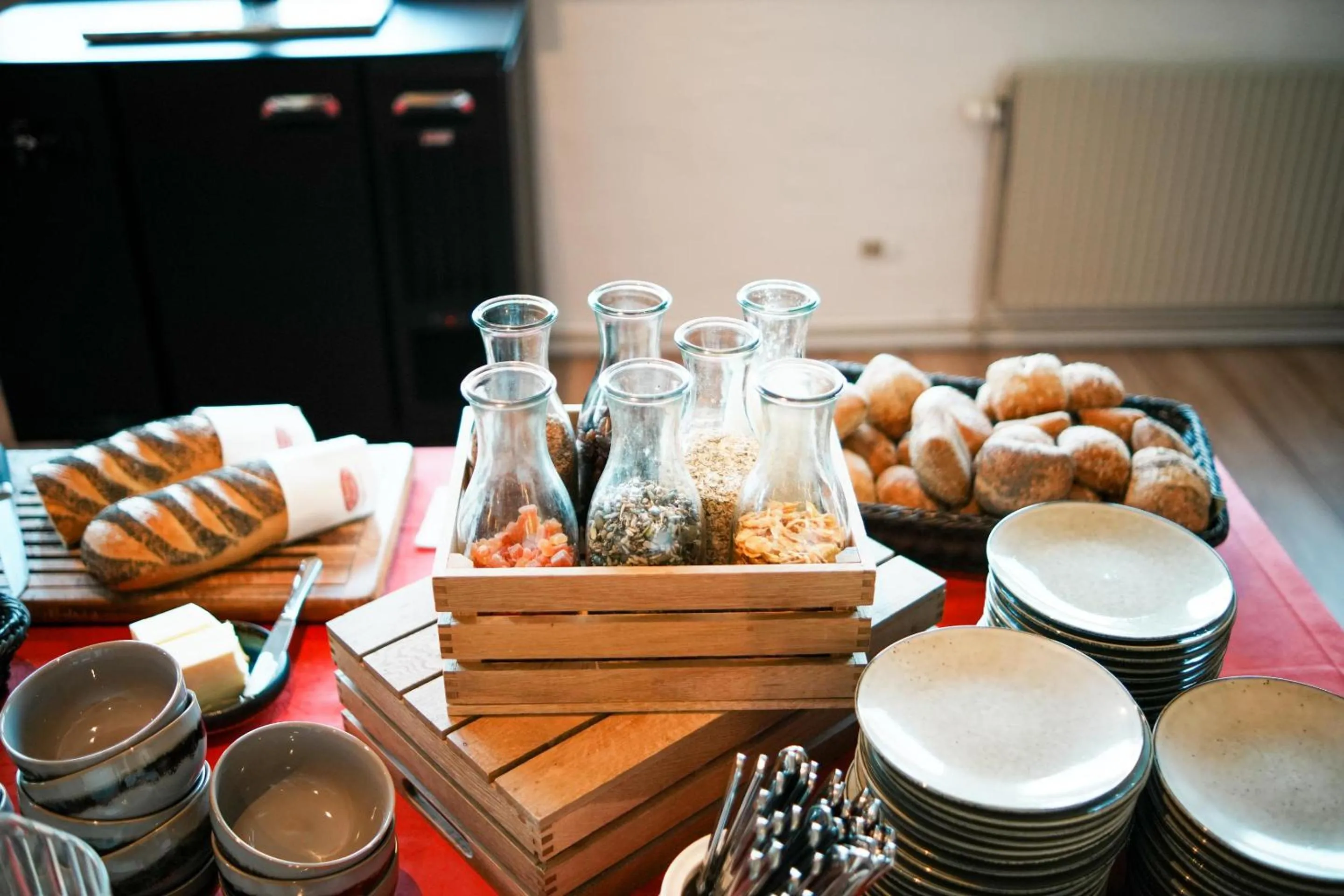 Continental breakfast in Hotel Falken