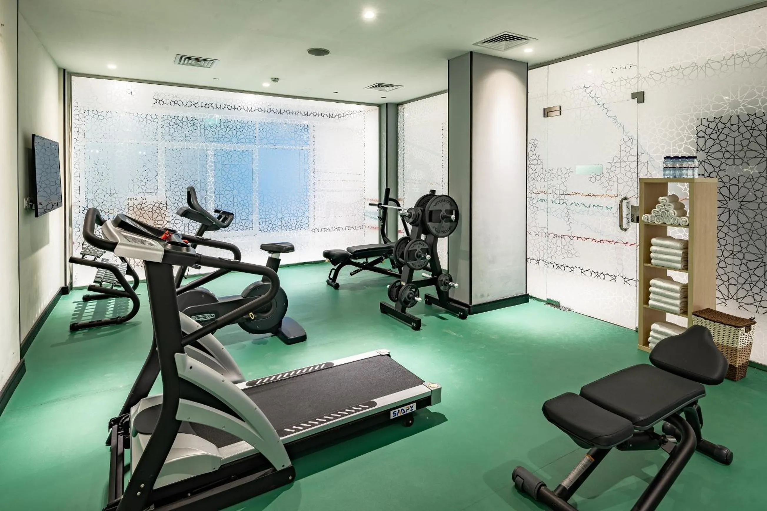 Fitness centre/facilities in Park Inn by Radisson Jubail Industrial City