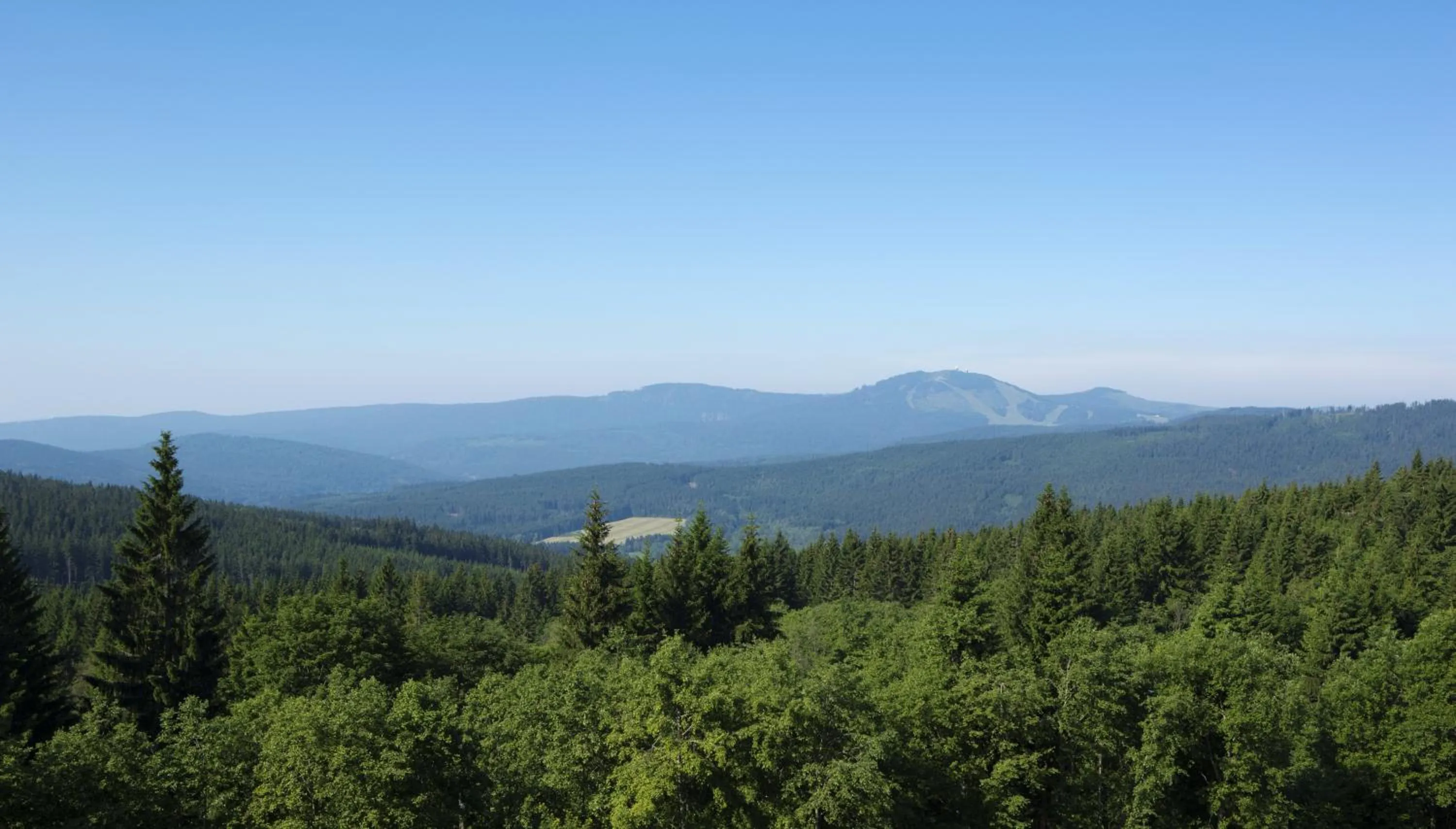 Mountain view in OREA Hotel Špičák Šumava