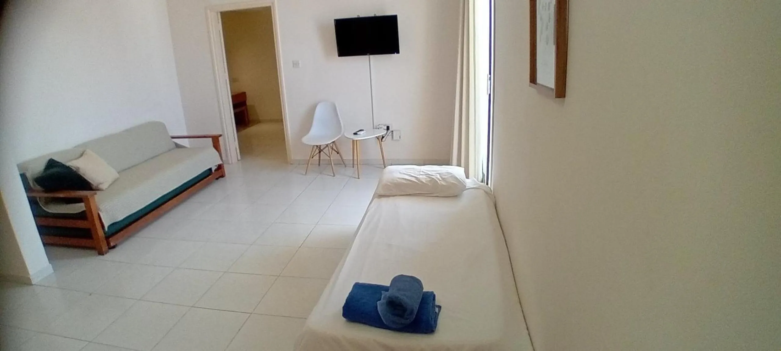 Bed in Mandalena Hotel Apartments