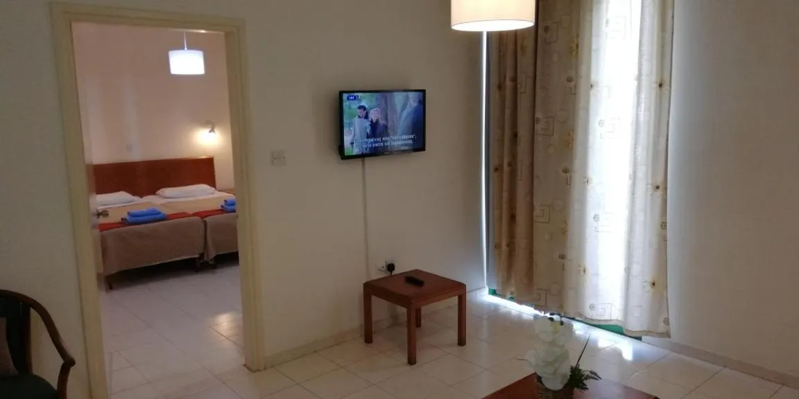 Bed in Mandalena Hotel Apartments