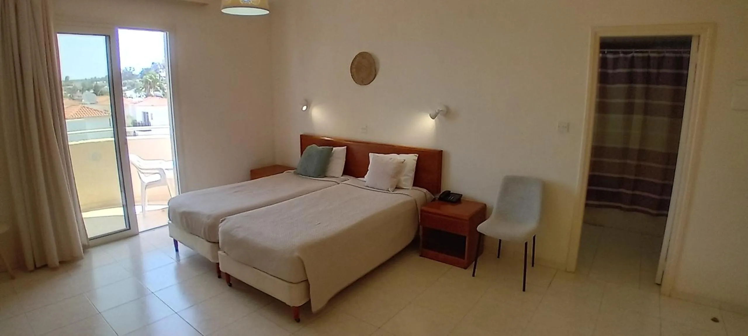 Bed in Mandalena Hotel Apartments