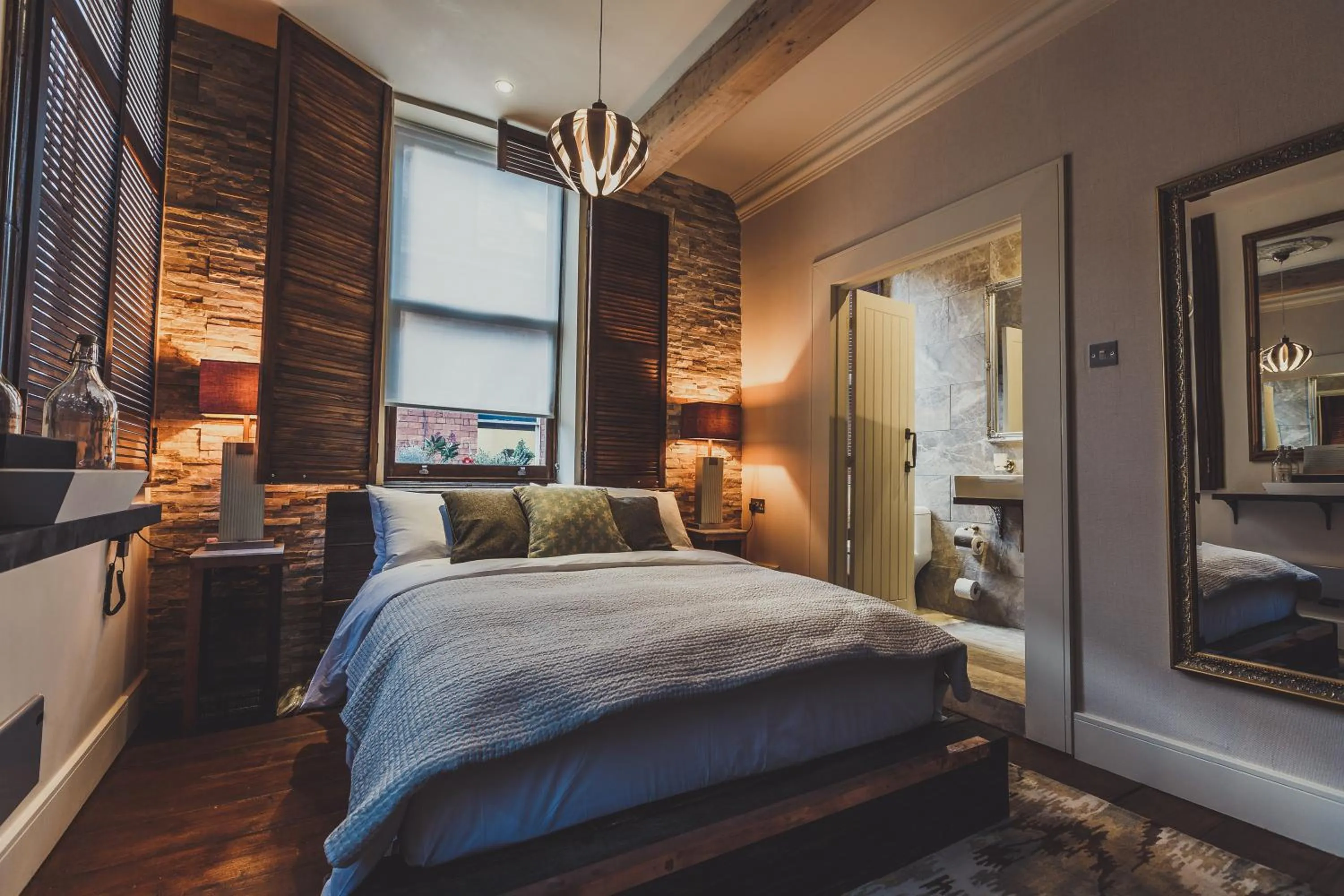 Bed in The Cow Hollow Hotel