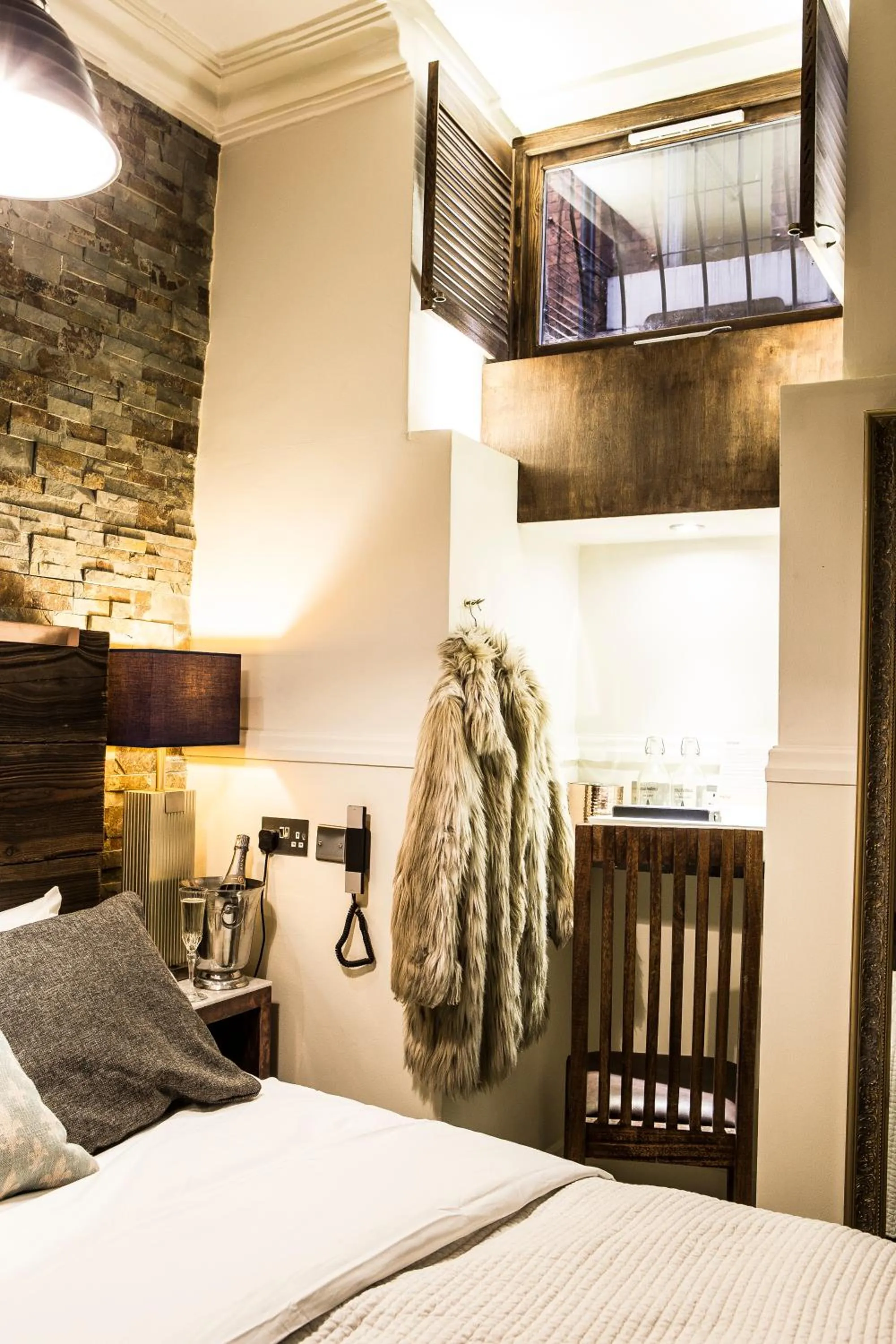 Bed in The Cow Hollow Hotel