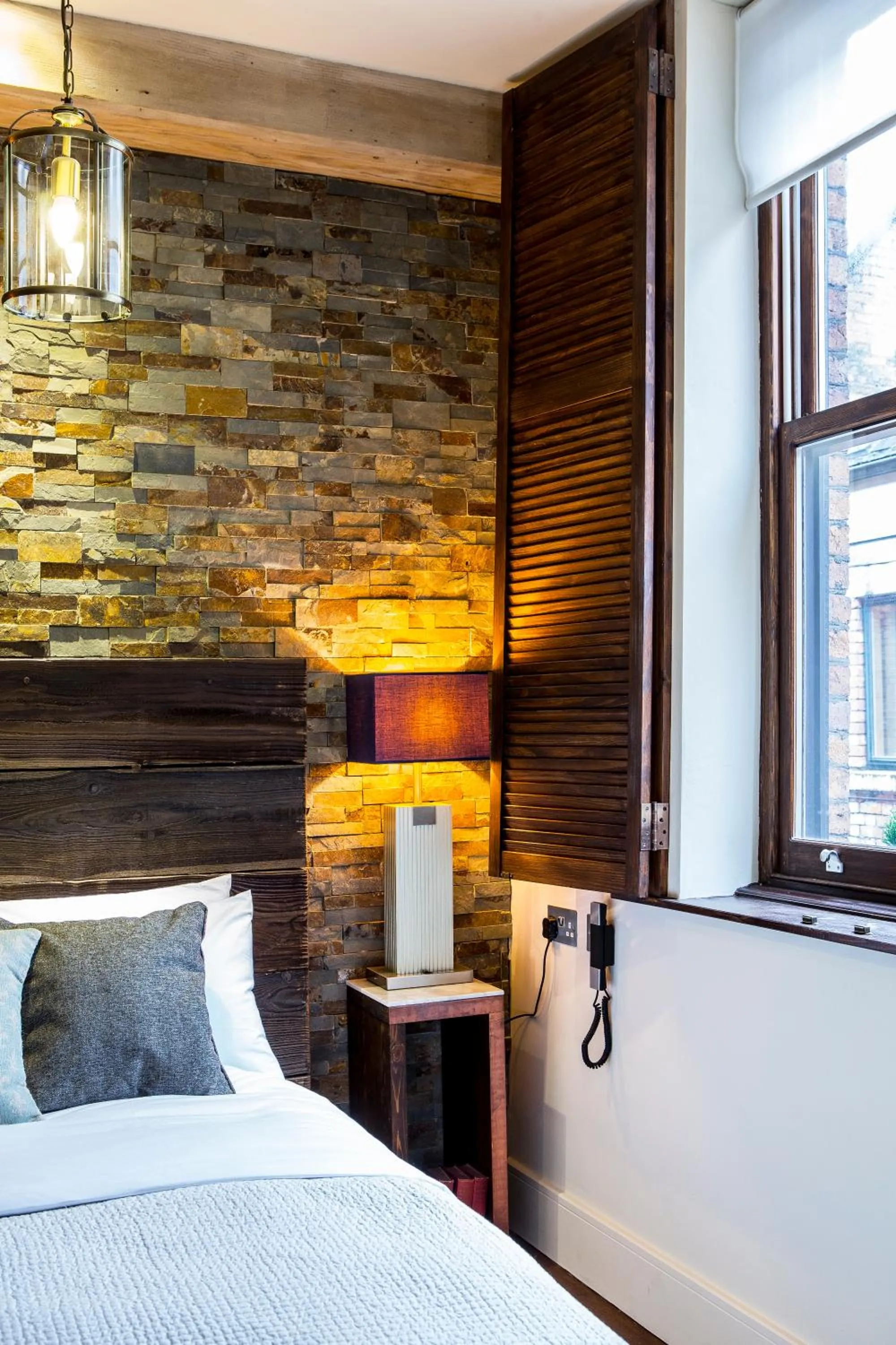 Bed in The Cow Hollow Hotel