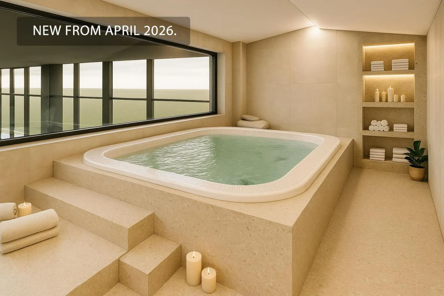 Hot Tub in Hotel Degenija