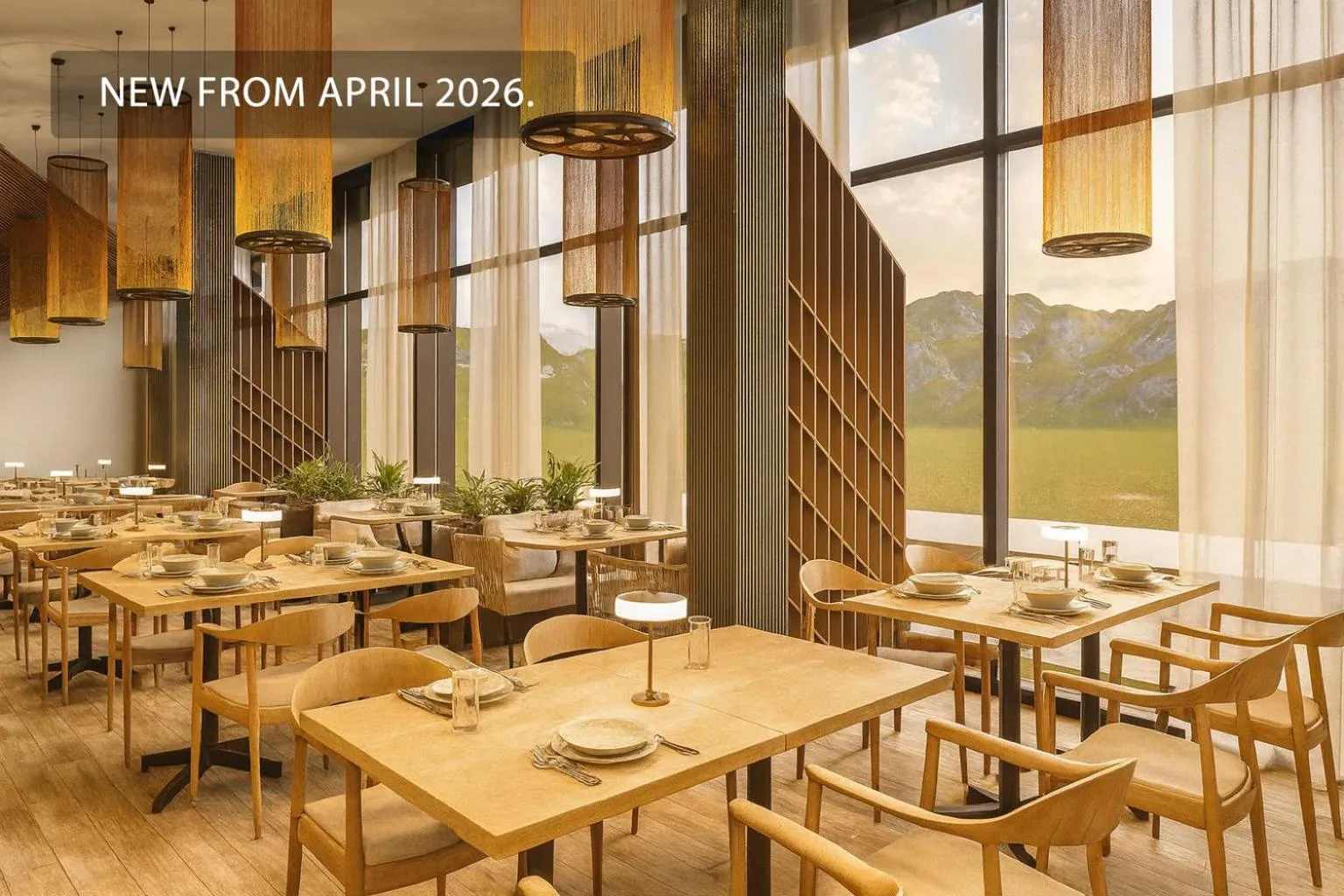 Dining area in Hotel Degenija