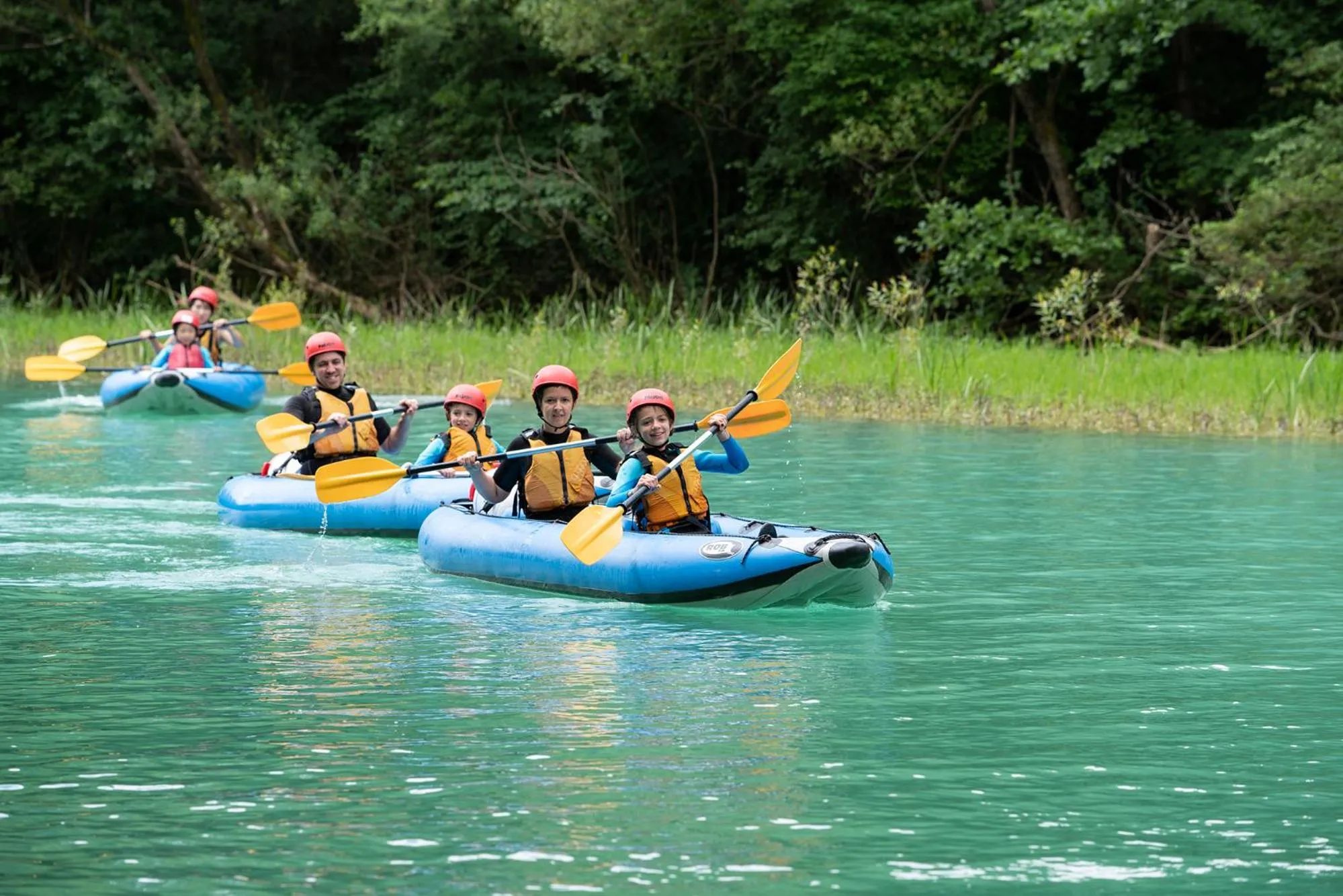 Canoeing in Hotel Degenija