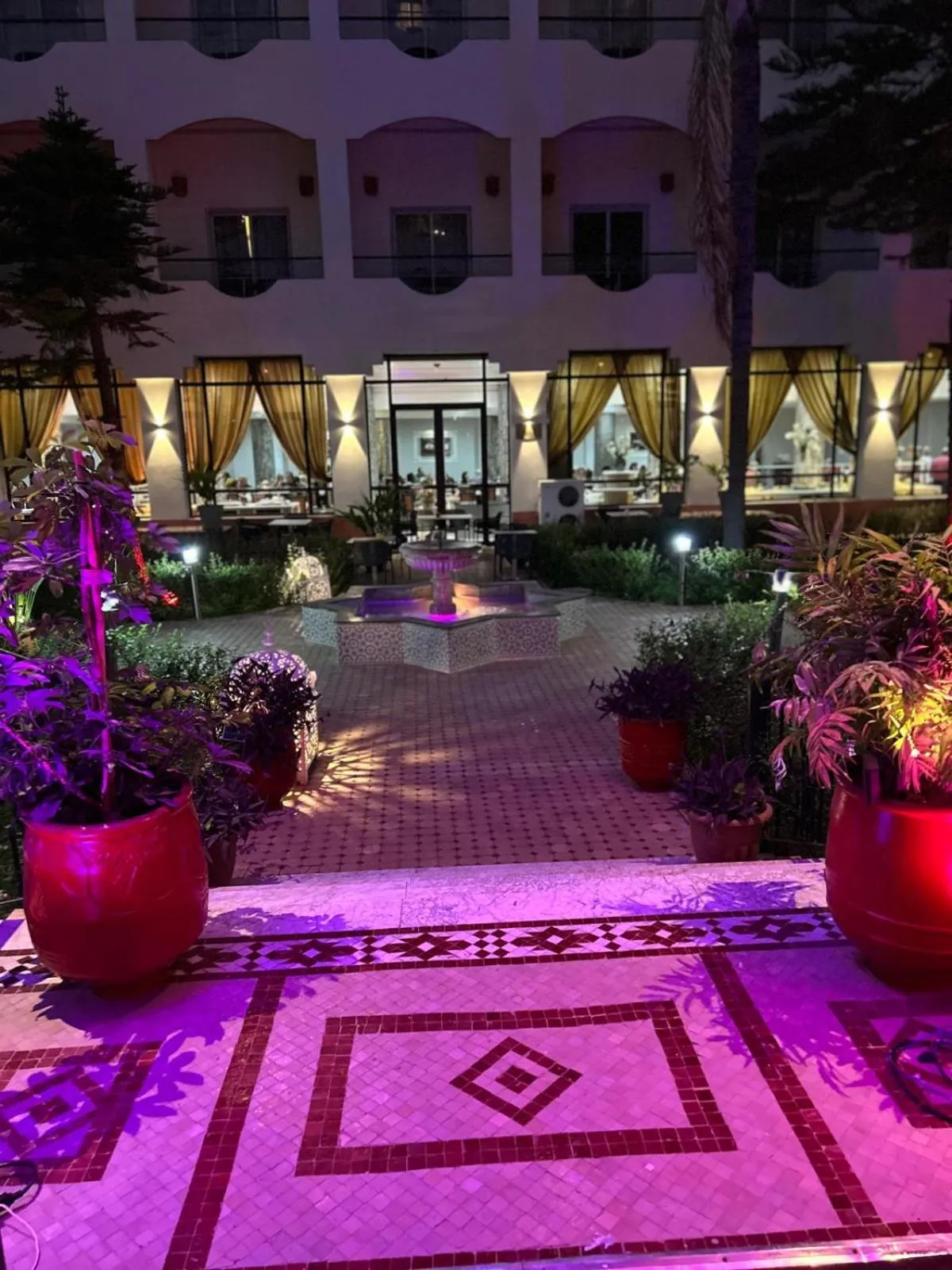 Garden view in Zalagh Parc Palace