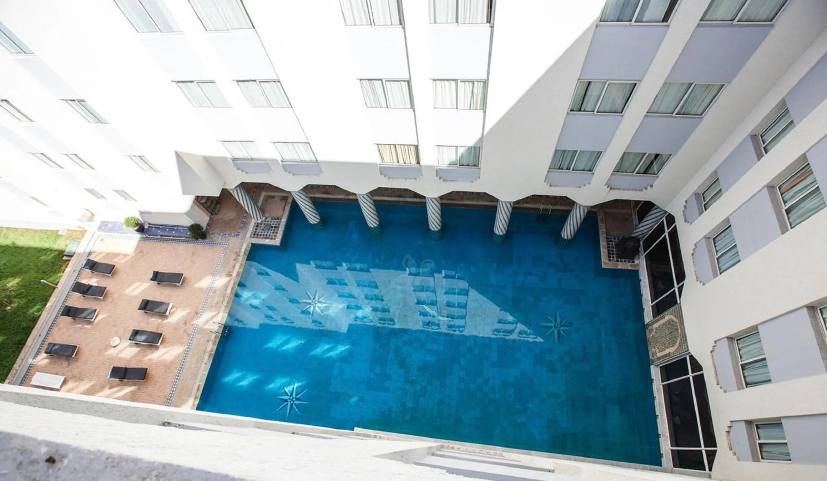Swimming pool in Zalagh Parc Palace