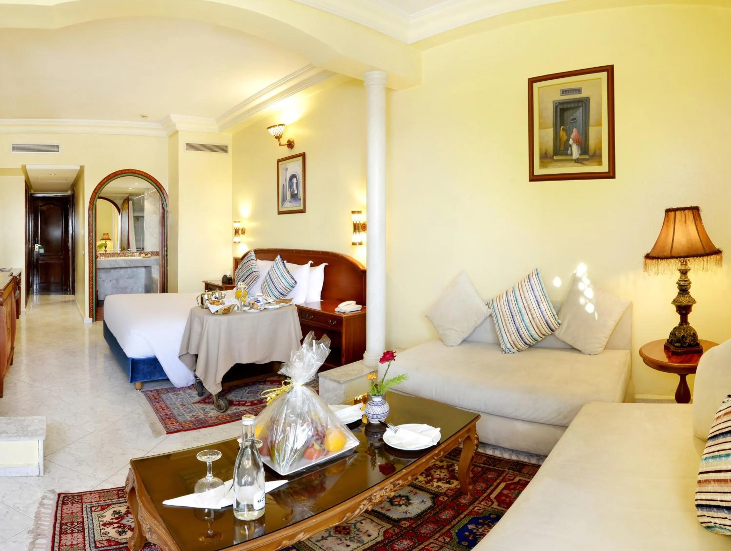 Living room in Zalagh Parc Palace