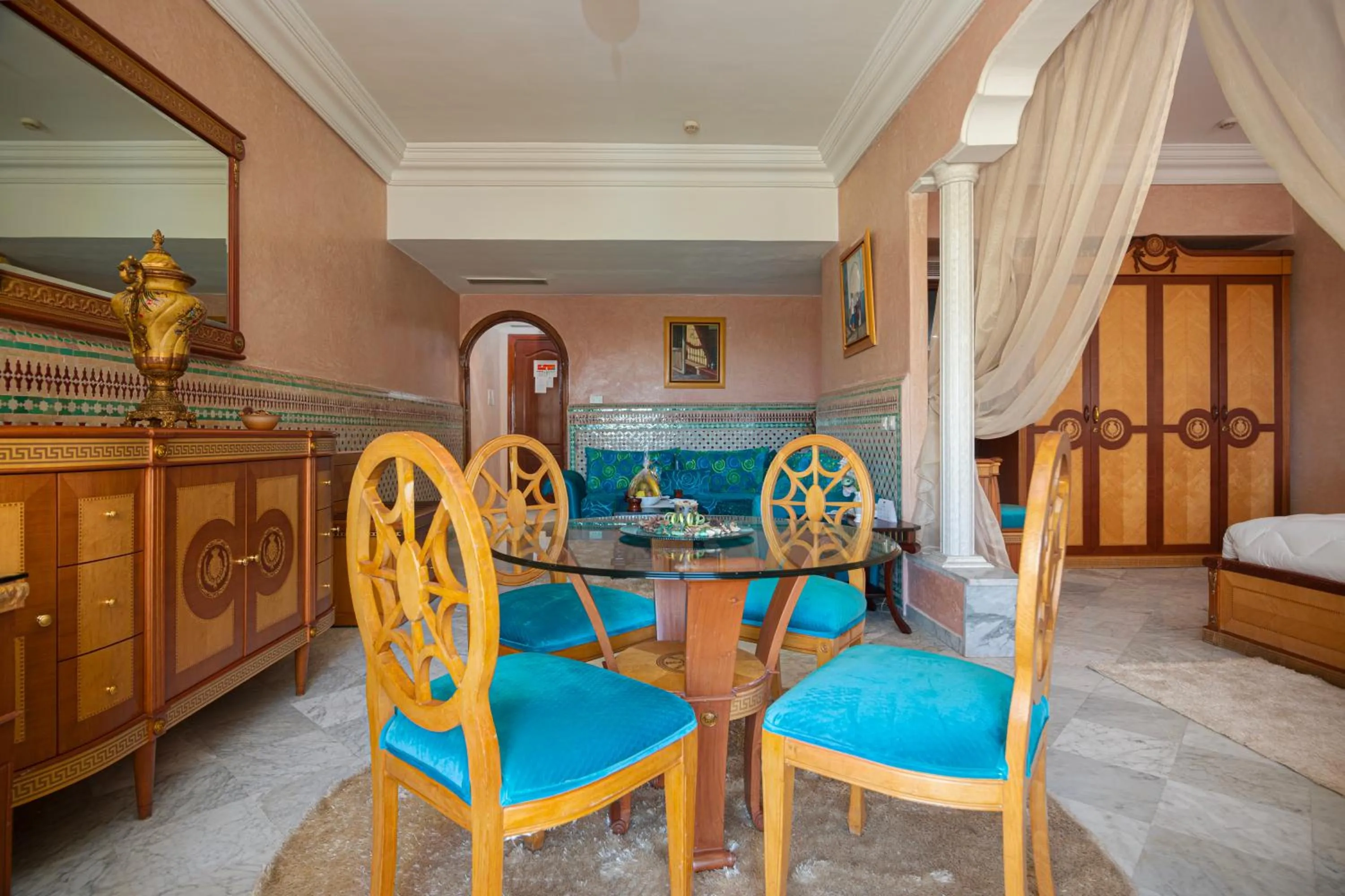 Seating area in Zalagh Parc Palace
