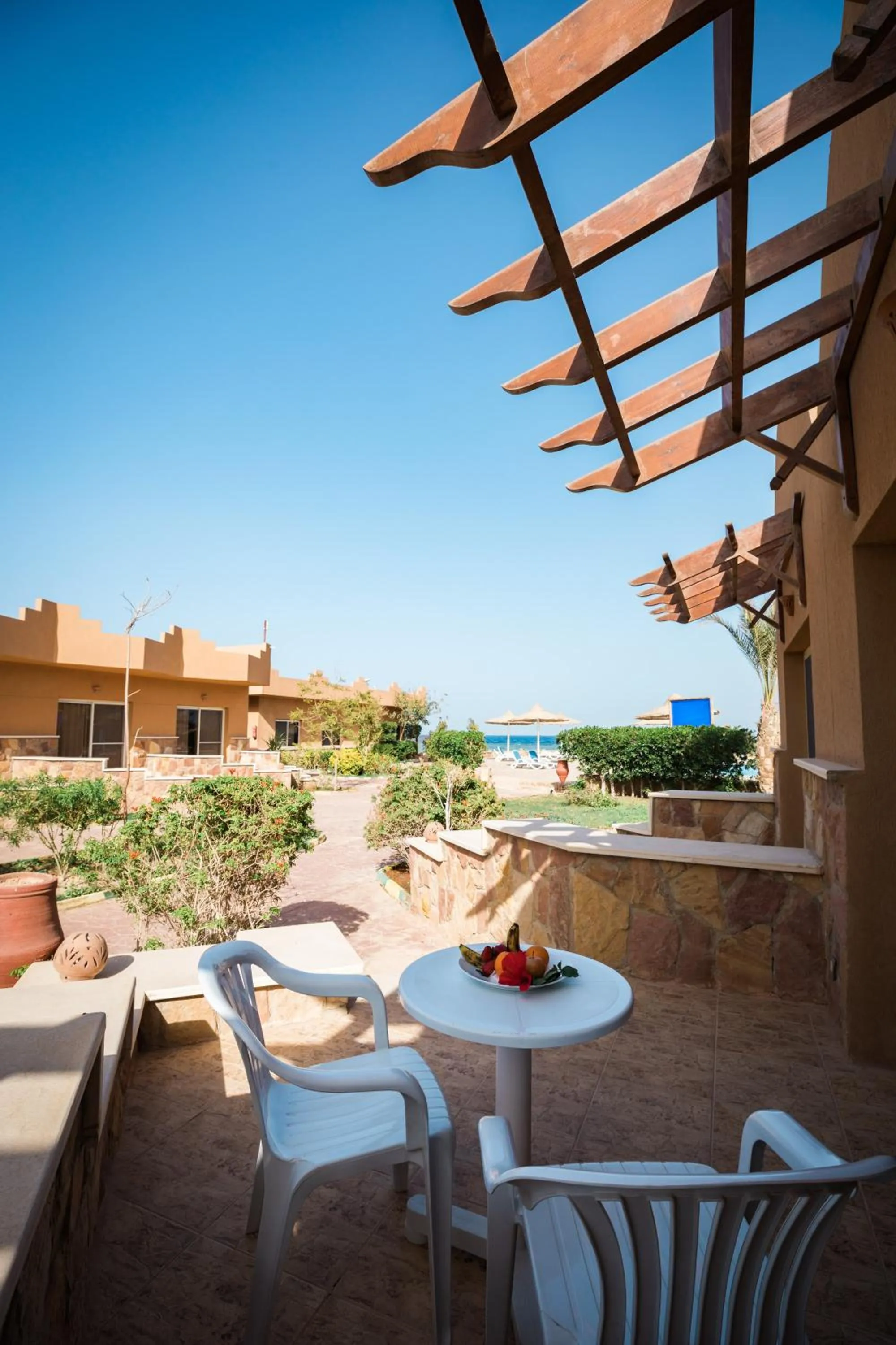 Patio in Silver Beach Boutique Hotel