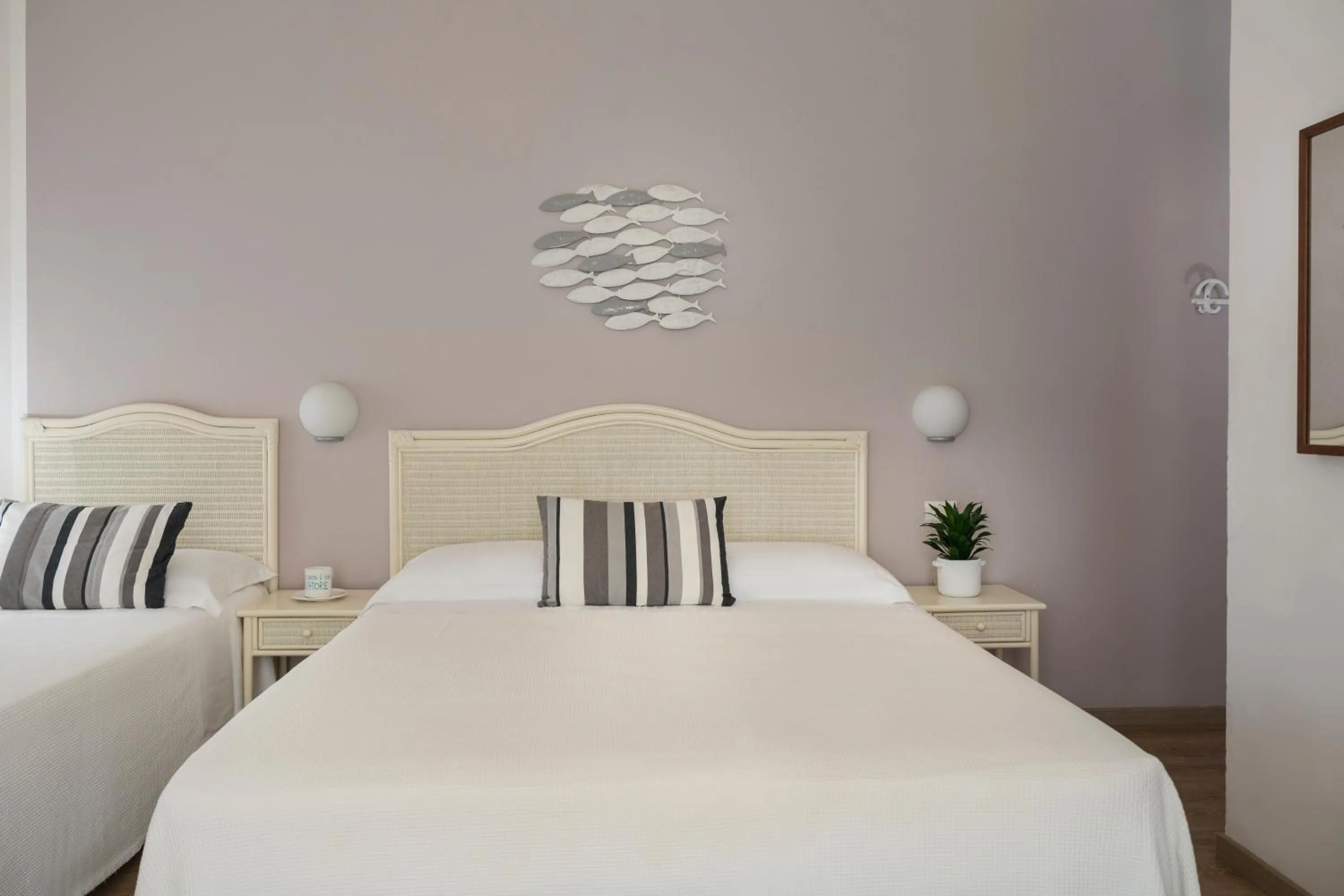 Bed in Hotel Roxy & Beach