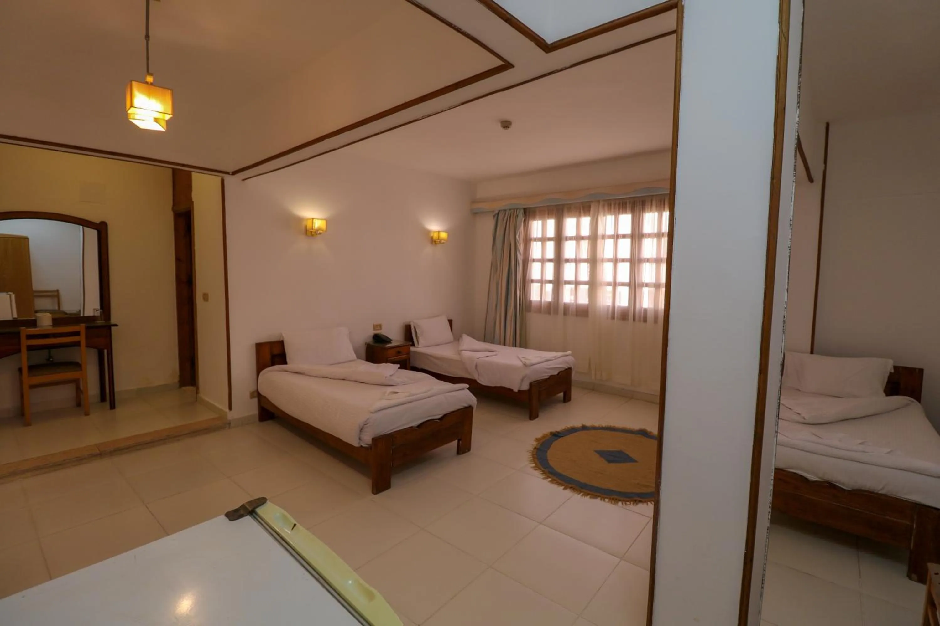 Bed in Acacia Dahab Hotel