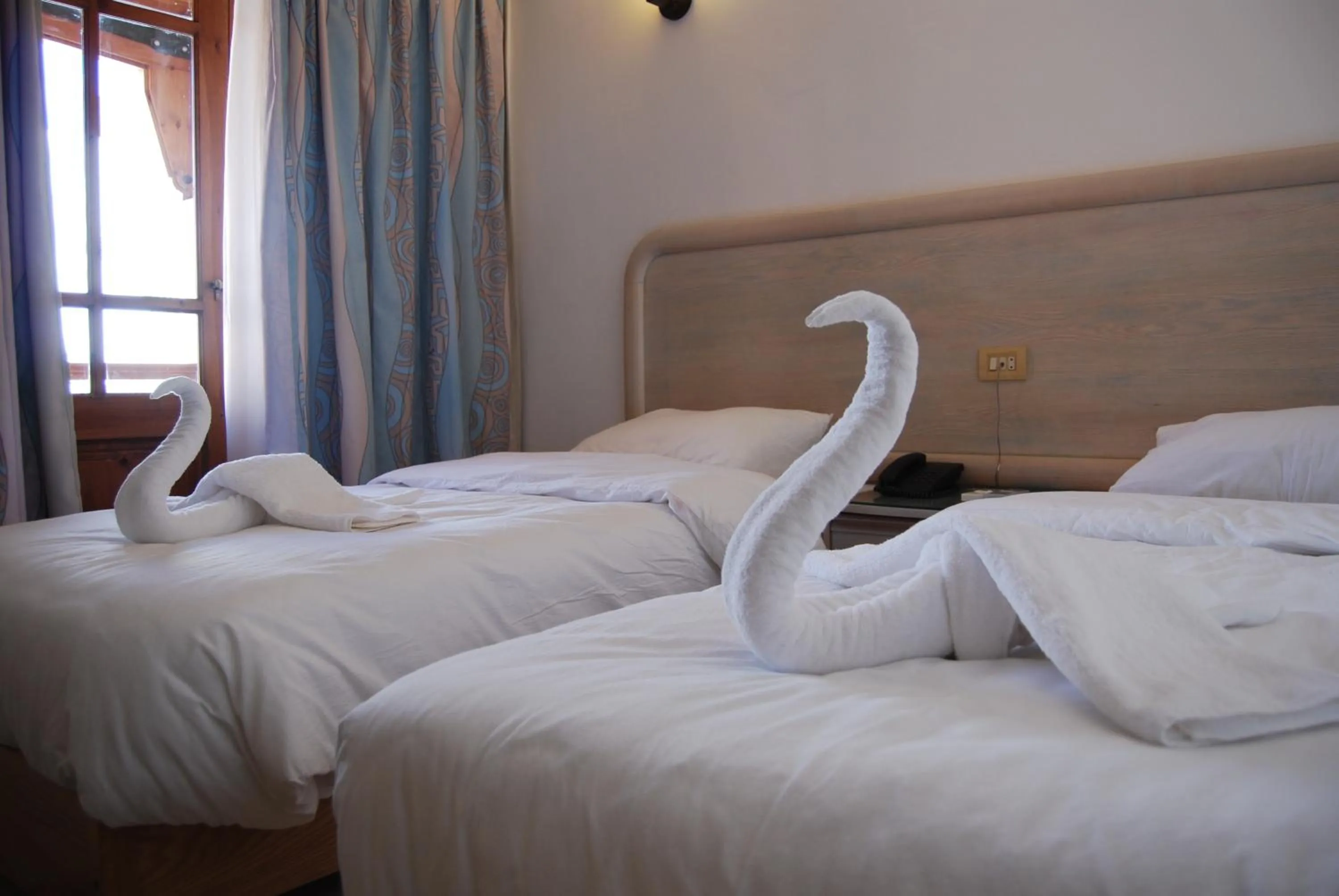 Decorative detail, Bed in Acacia Dahab Hotel