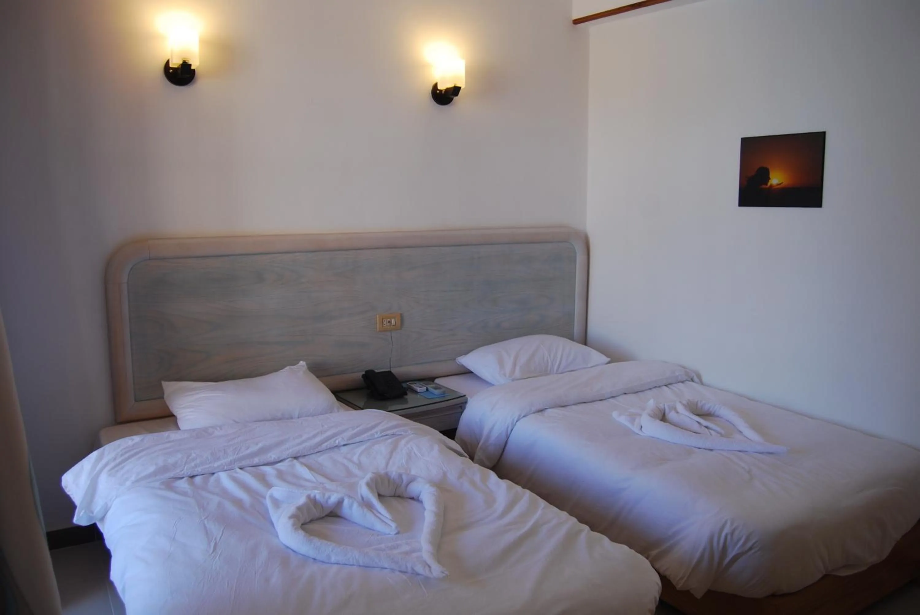 Bed in Acacia Dahab Hotel