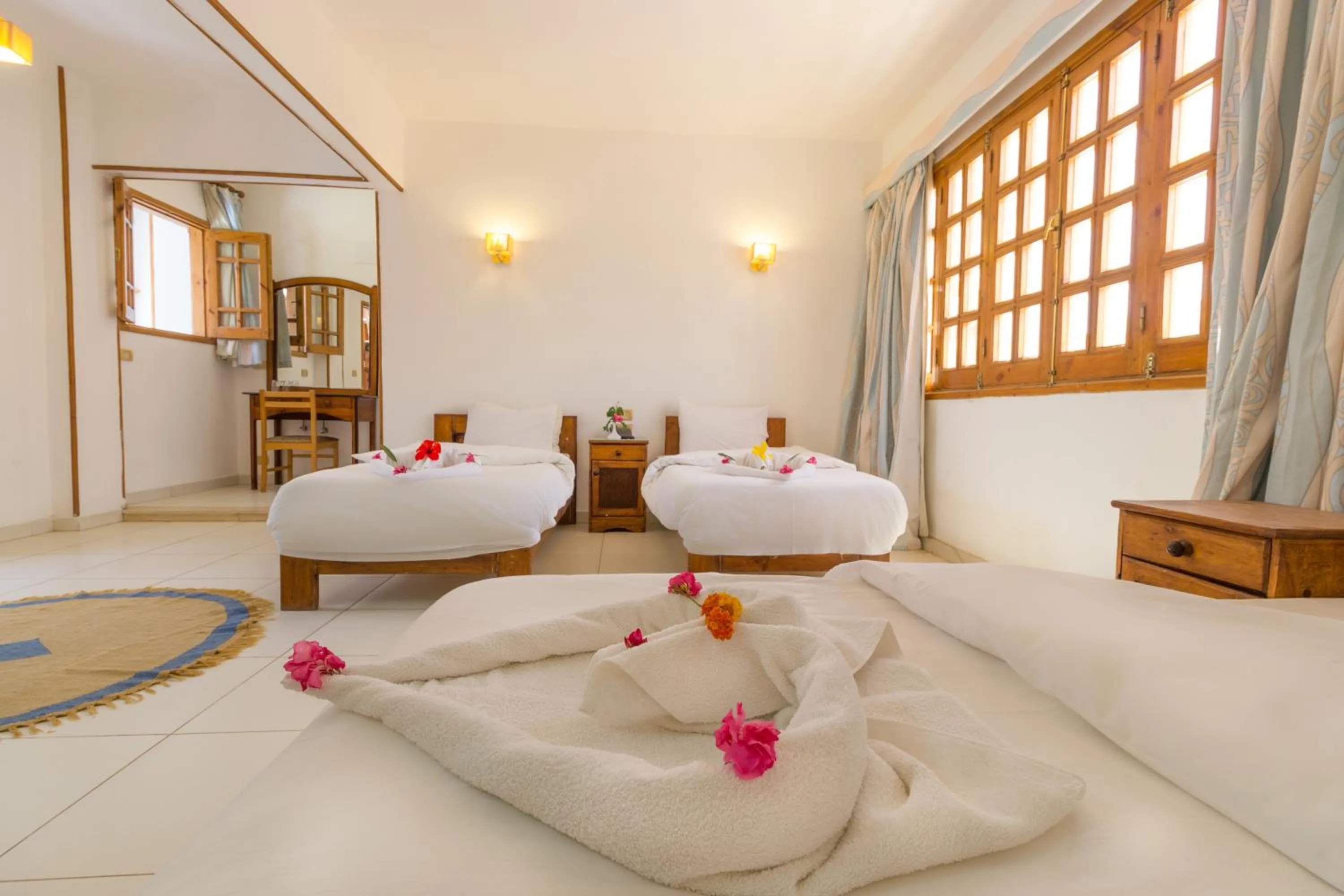 Photo of the whole room, Bed in Acacia Dahab Hotel