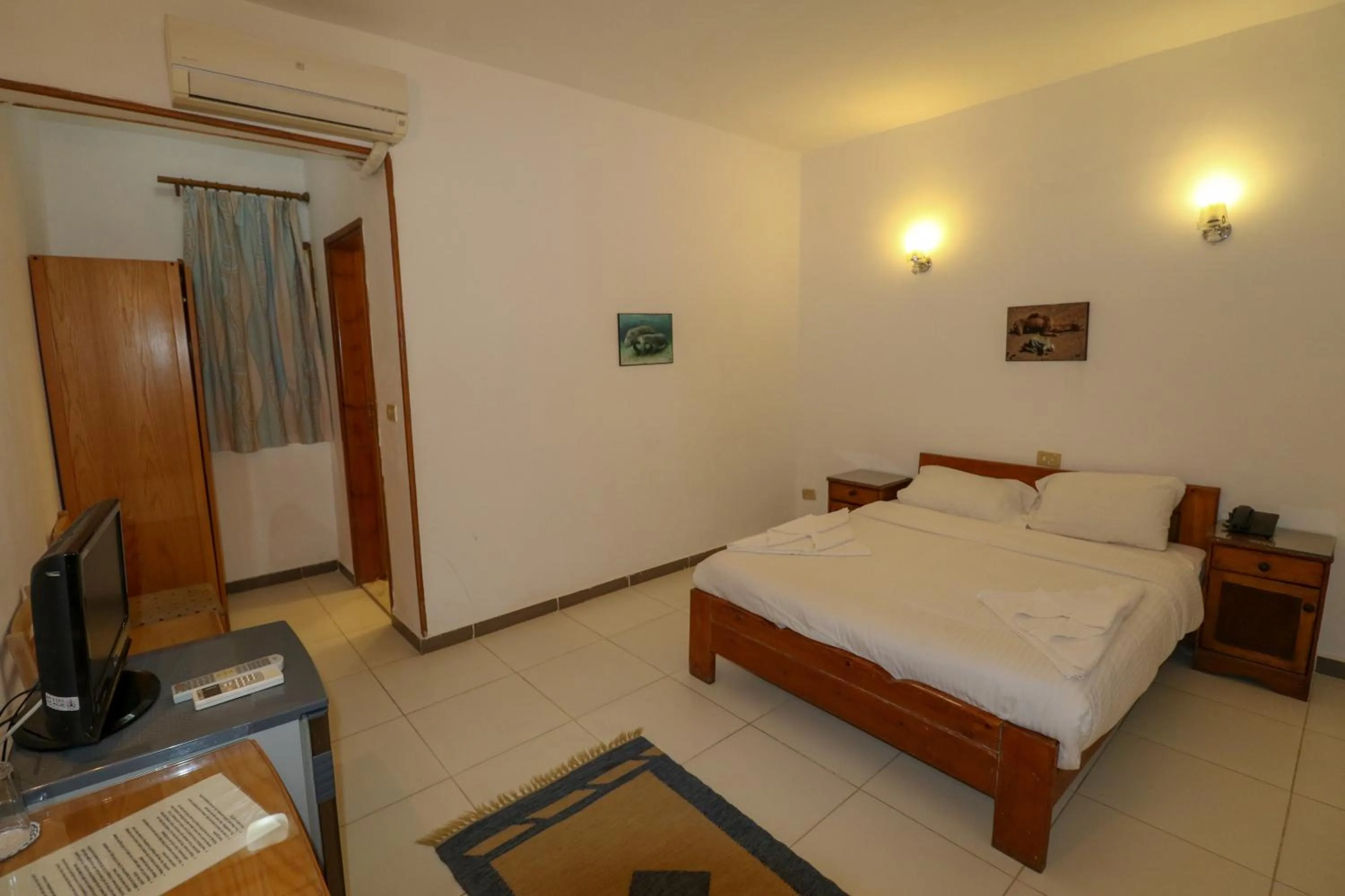 Bed in Acacia Dahab Hotel