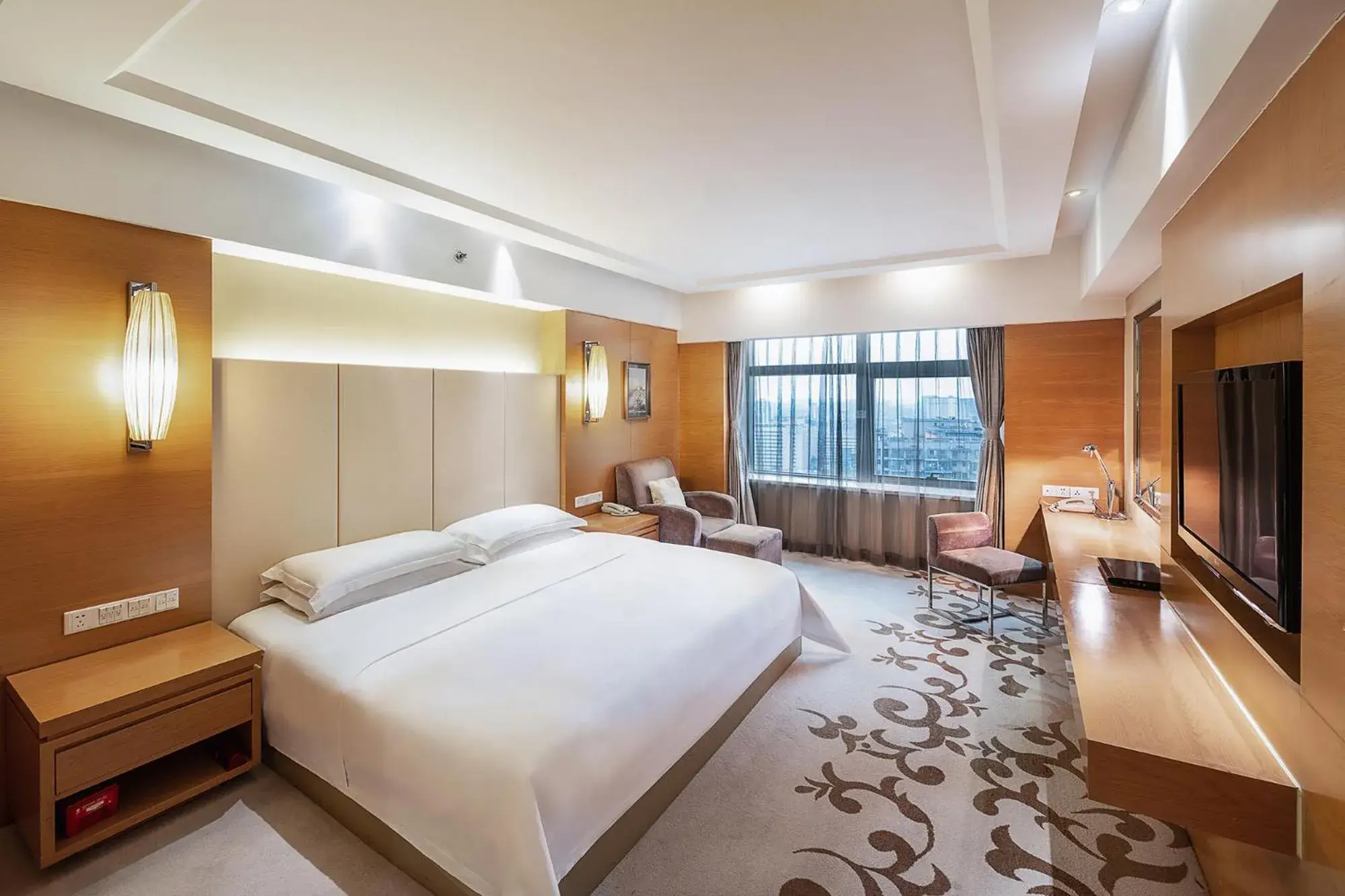 Bedroom, Bed in Galaxy minyoun Chengdu Hotel Bedroom, Bed in Galaxy minyoun Chengdu Hotel