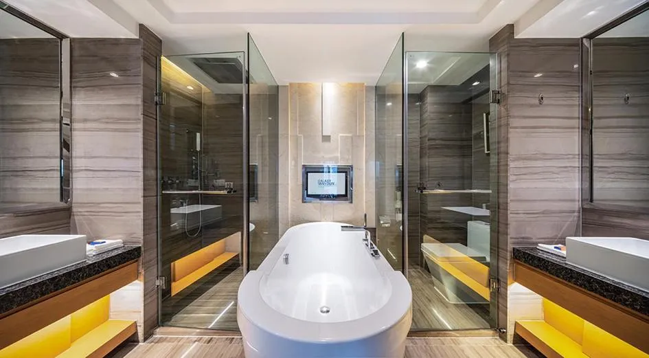 Bathroom in Galaxy minyoun Chengdu Hotel