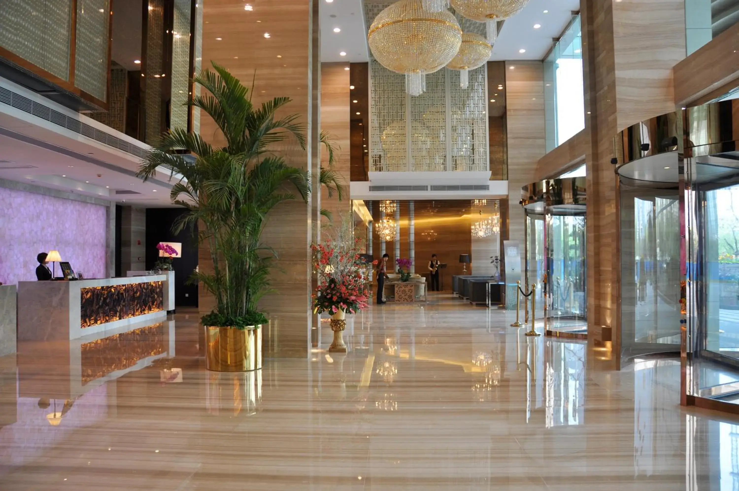 Lobby or reception in Galaxy minyoun Chengdu Hotel Lobby or reception in Galaxy minyoun Chengdu Hotel