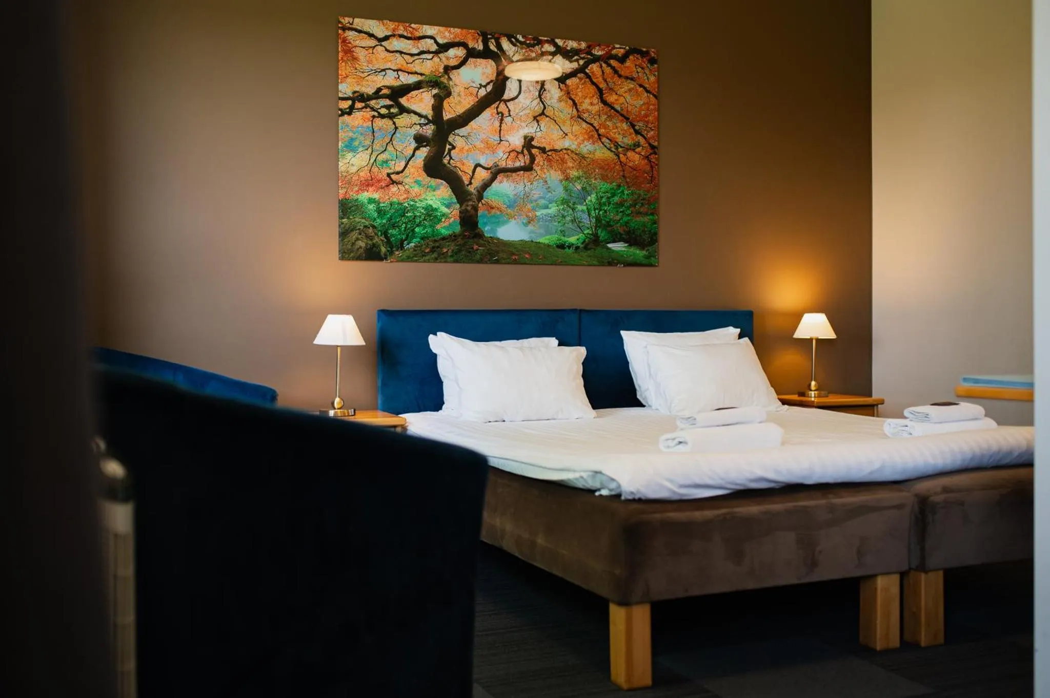 Bed in Comfort Hotel Kuldiga