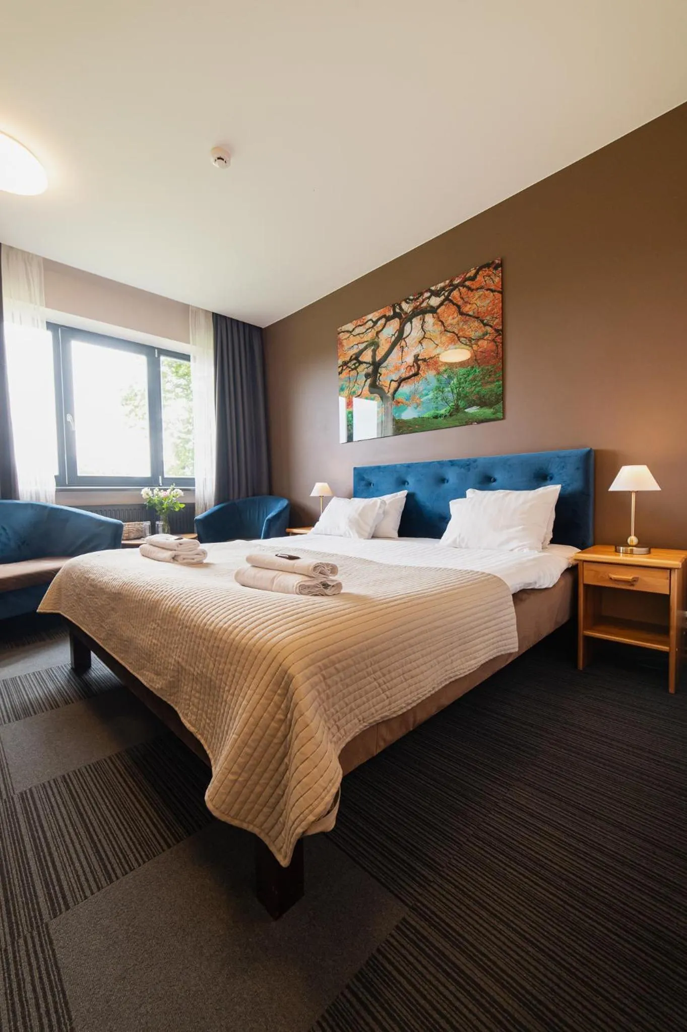 Bed in Comfort Hotel Kuldiga