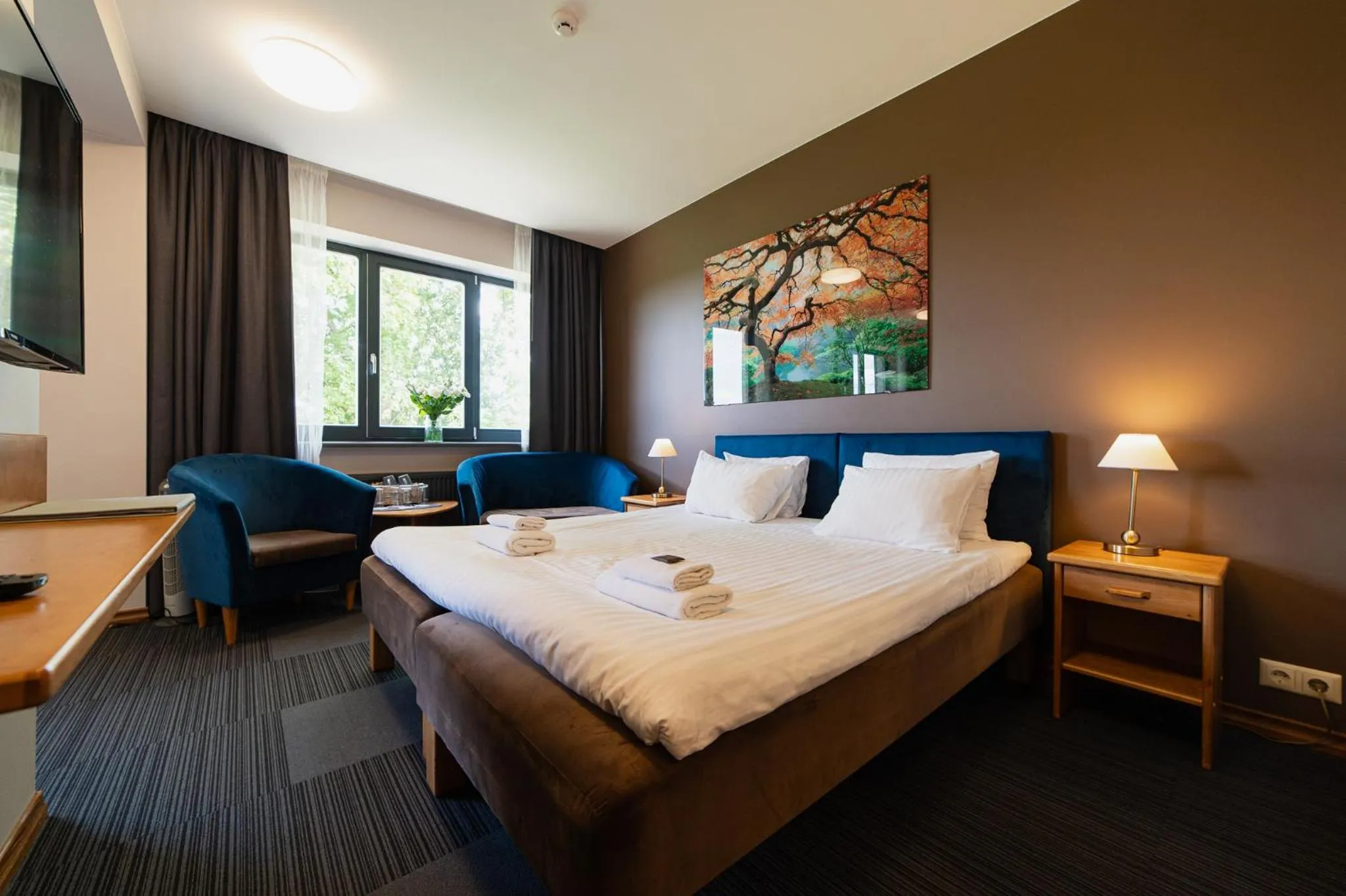 Bed in Comfort Hotel Kuldiga