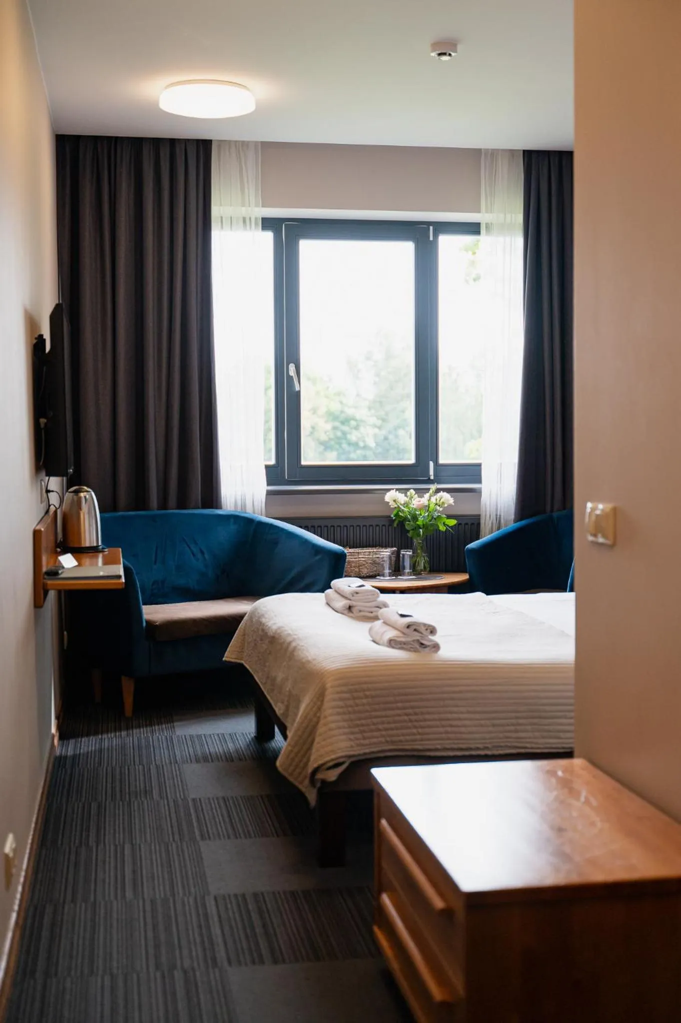 Bed in Comfort Hotel Kuldiga