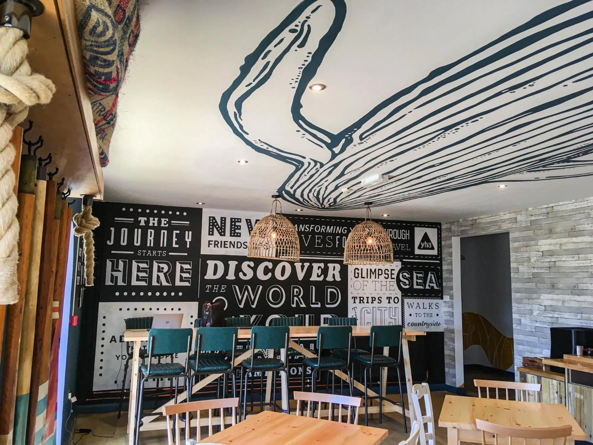 Restaurant/places to eat in YHA Broad Haven