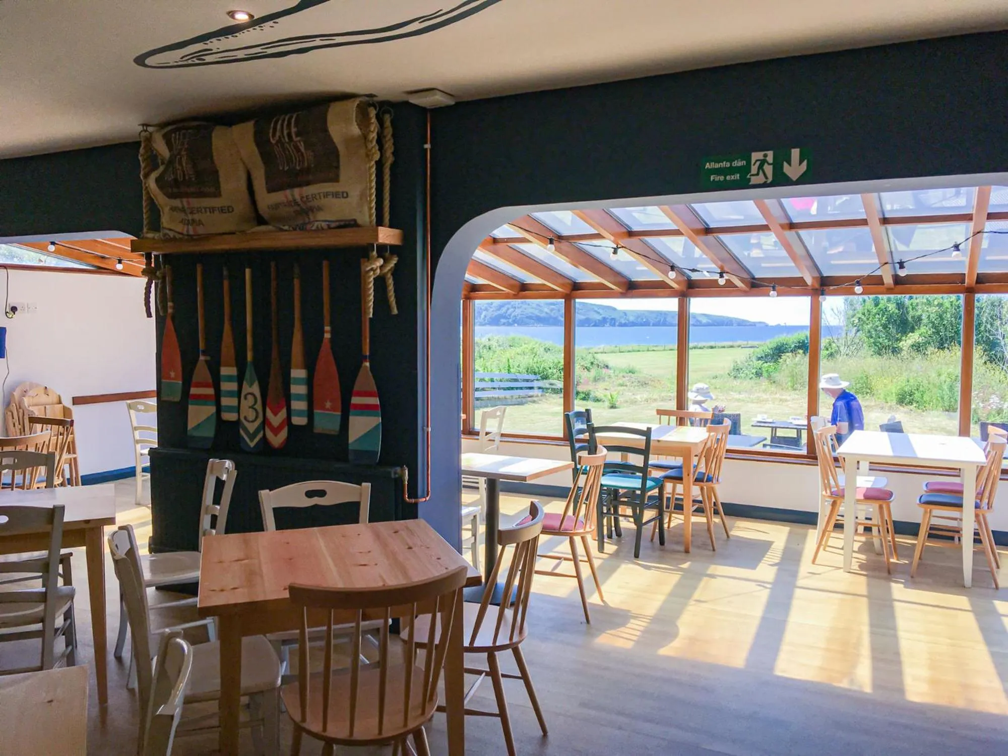 Restaurant/places to eat in YHA Broad Haven