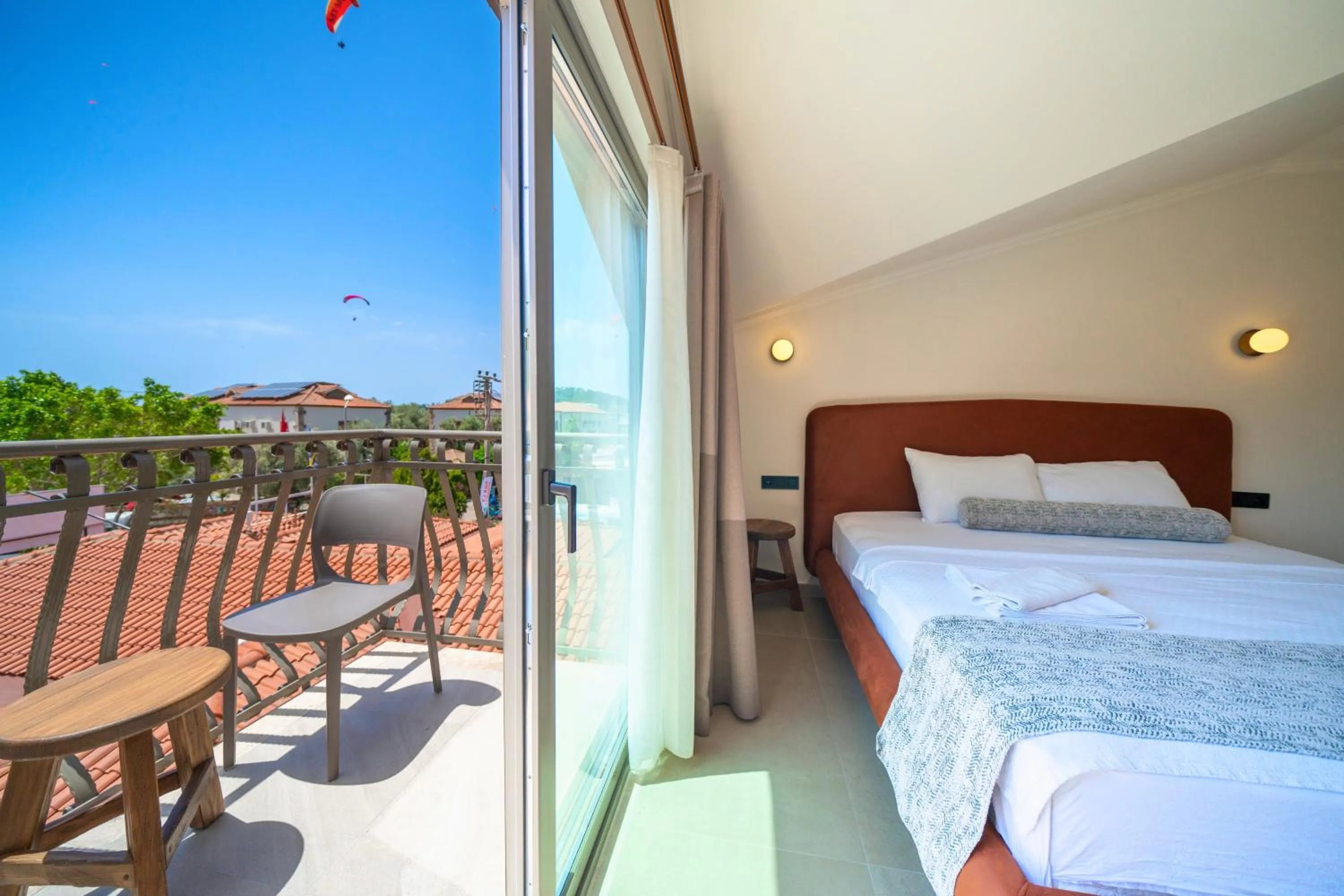 Balcony/Terrace in Magic Tulip Beach Hotel