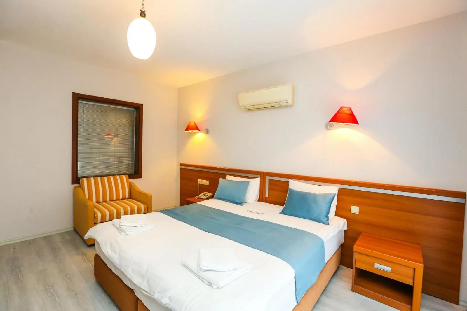 Bed in Gocek Unlu Hotel