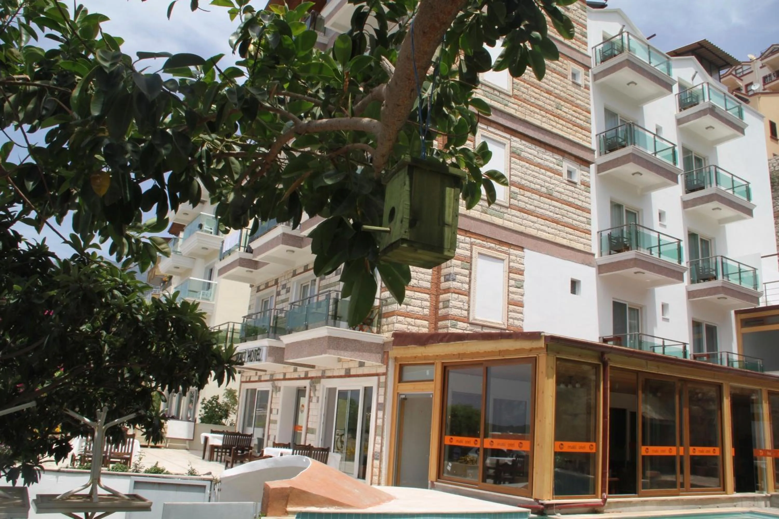 Facade/entrance in Kas Maki Hotel