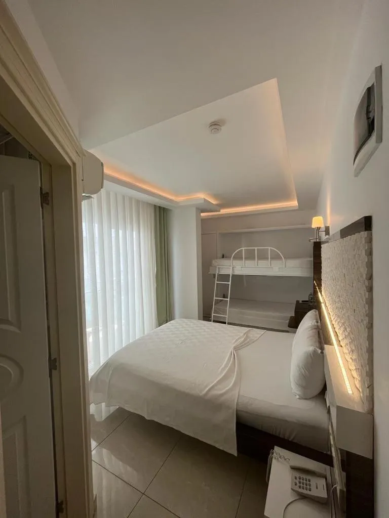 Bed in Kas Maki Hotel