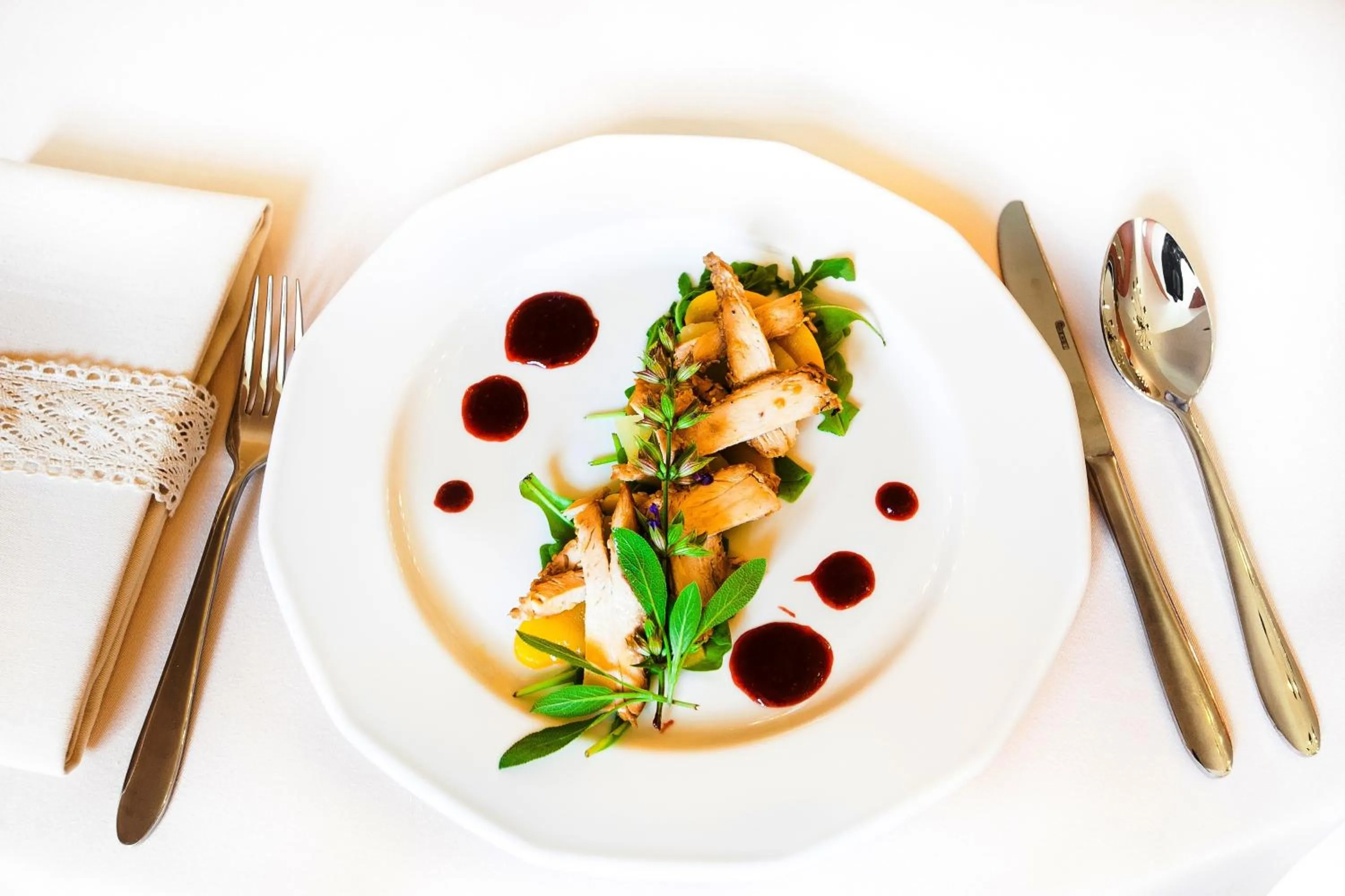 Food and drinks in Zamek w Krasiczynie