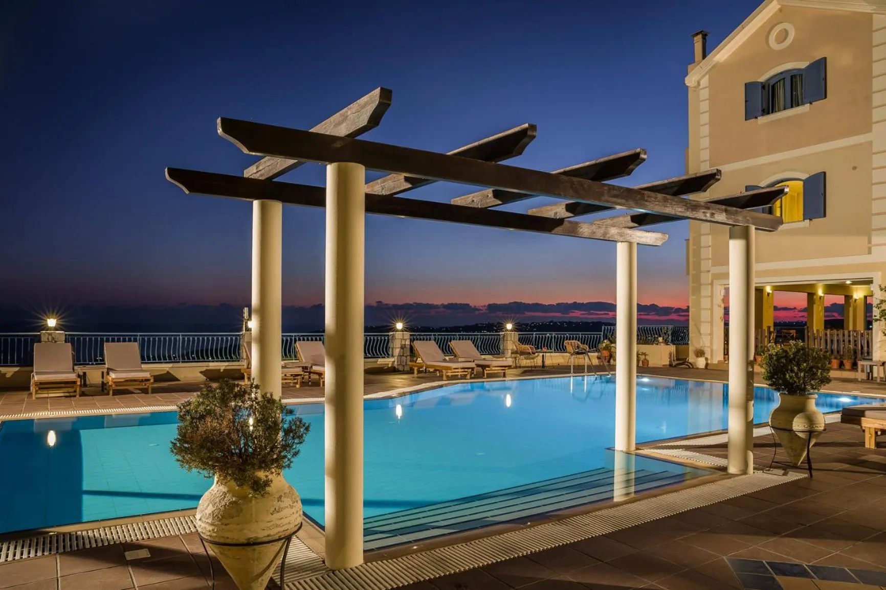 Pool view in Diana Studios