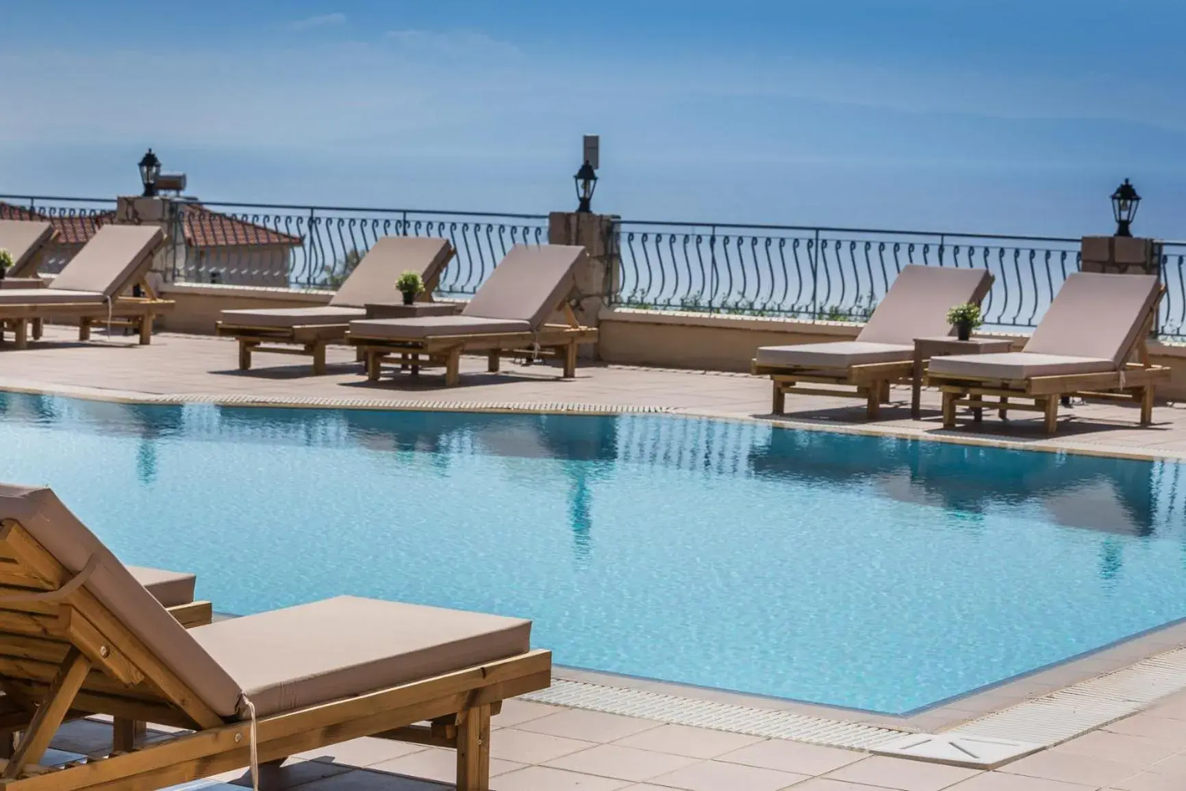 Pool view in Diana Studios Pool view in Diana Studios