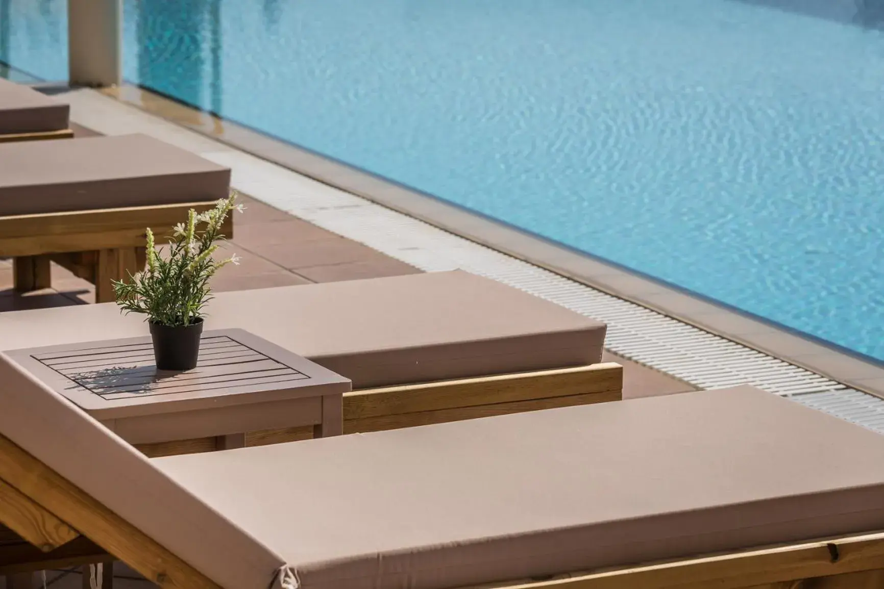 Pool view in Diana Studios Pool view in Diana Studios