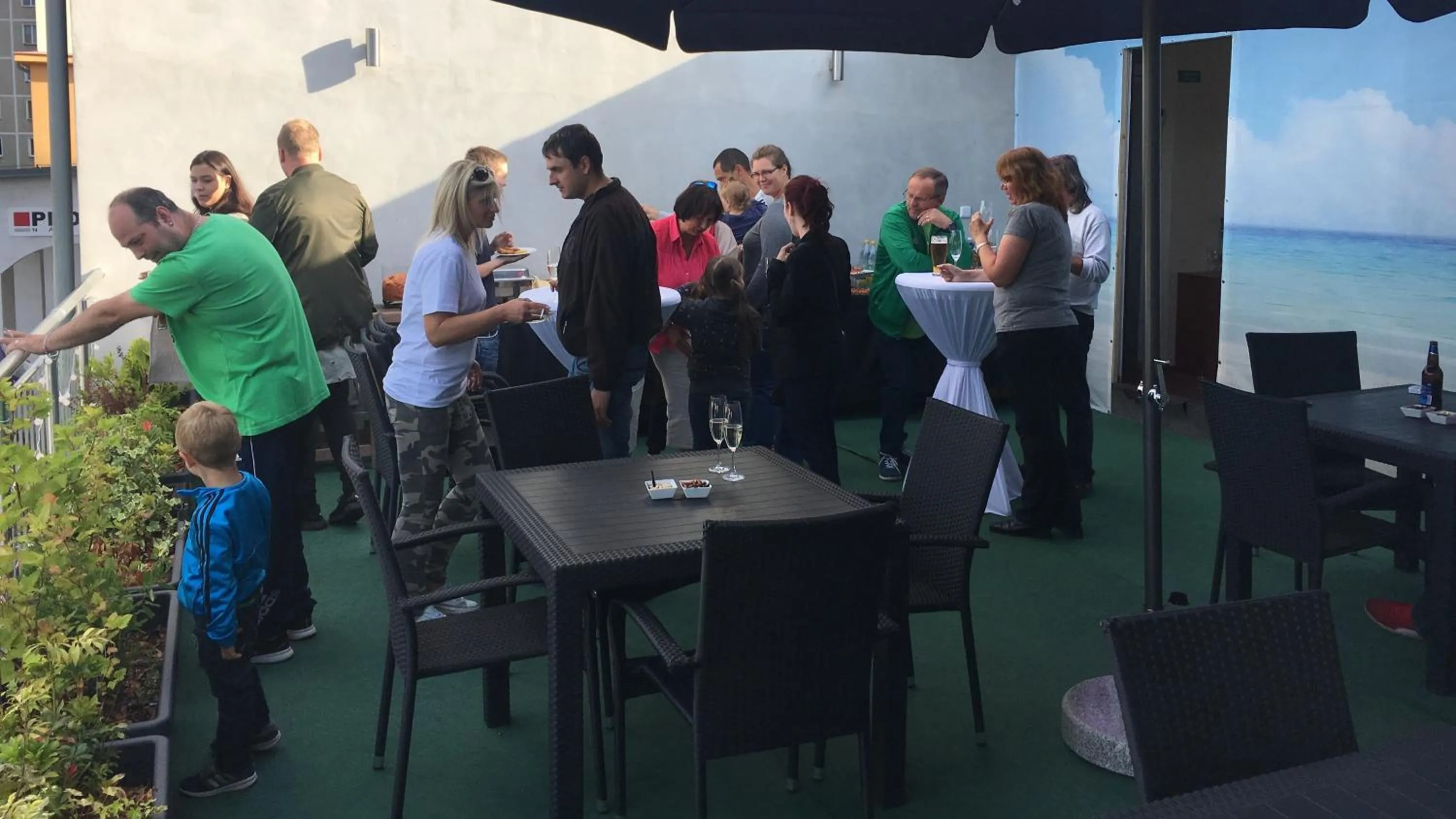 Balcony/Terrace in Pension Village