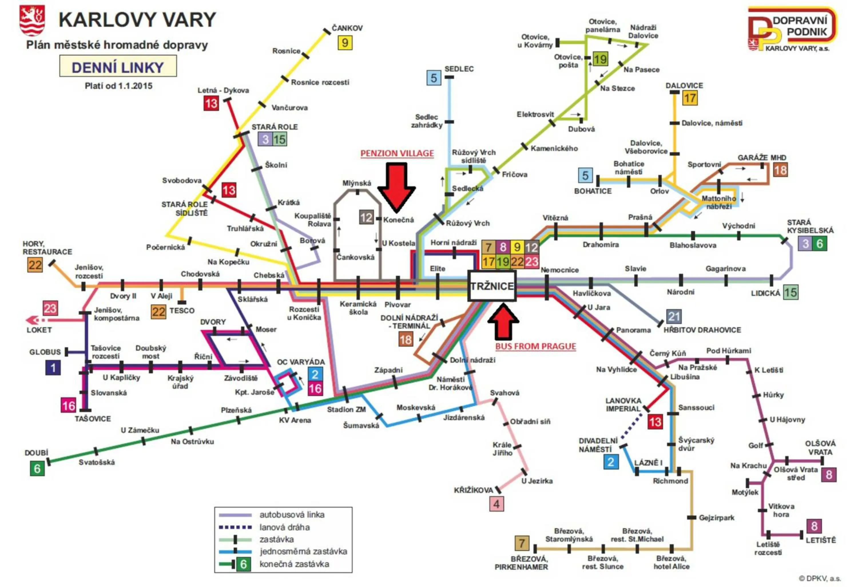 Location in Pension Village