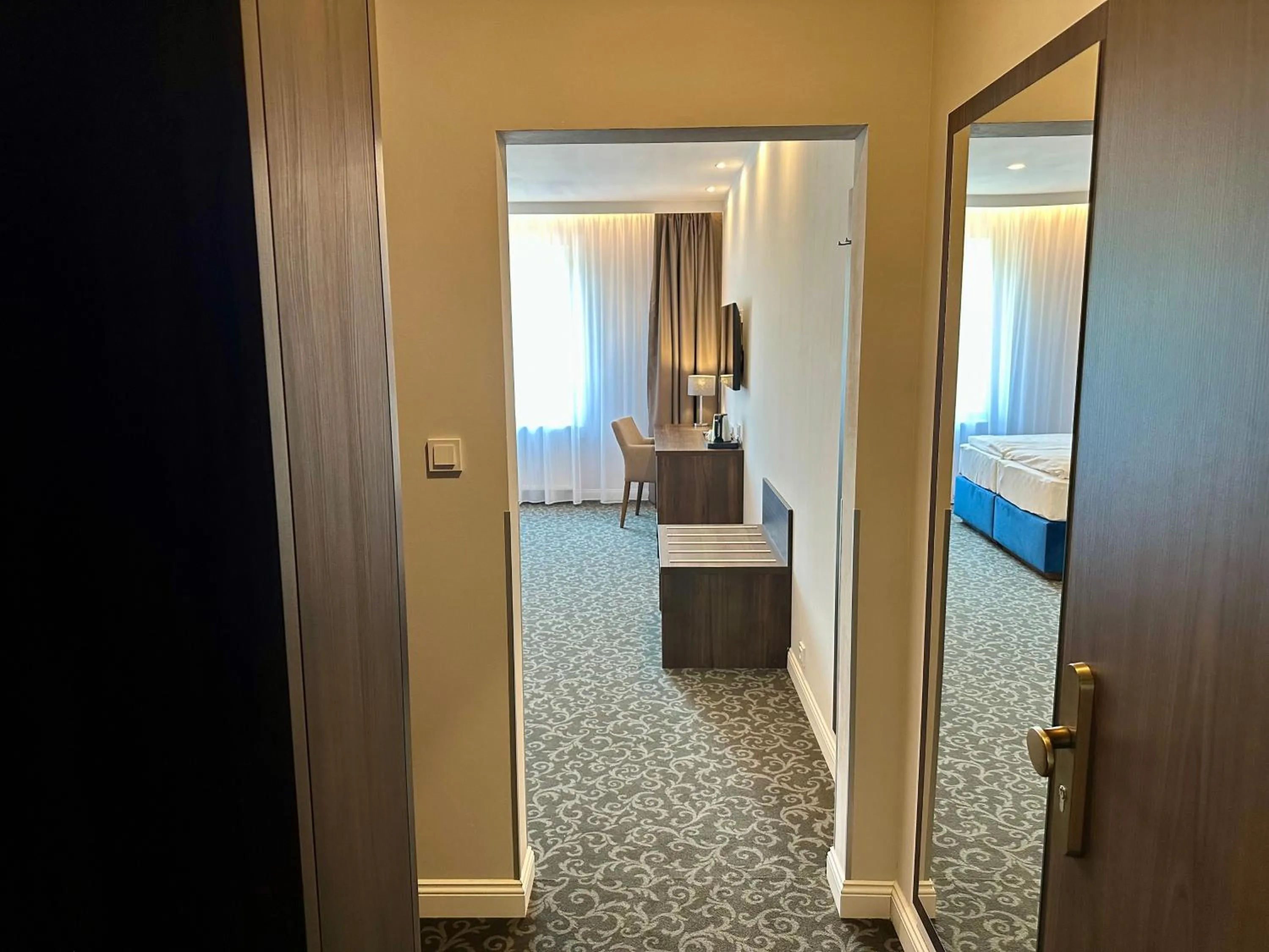 Bedroom, Bed in Pension Village