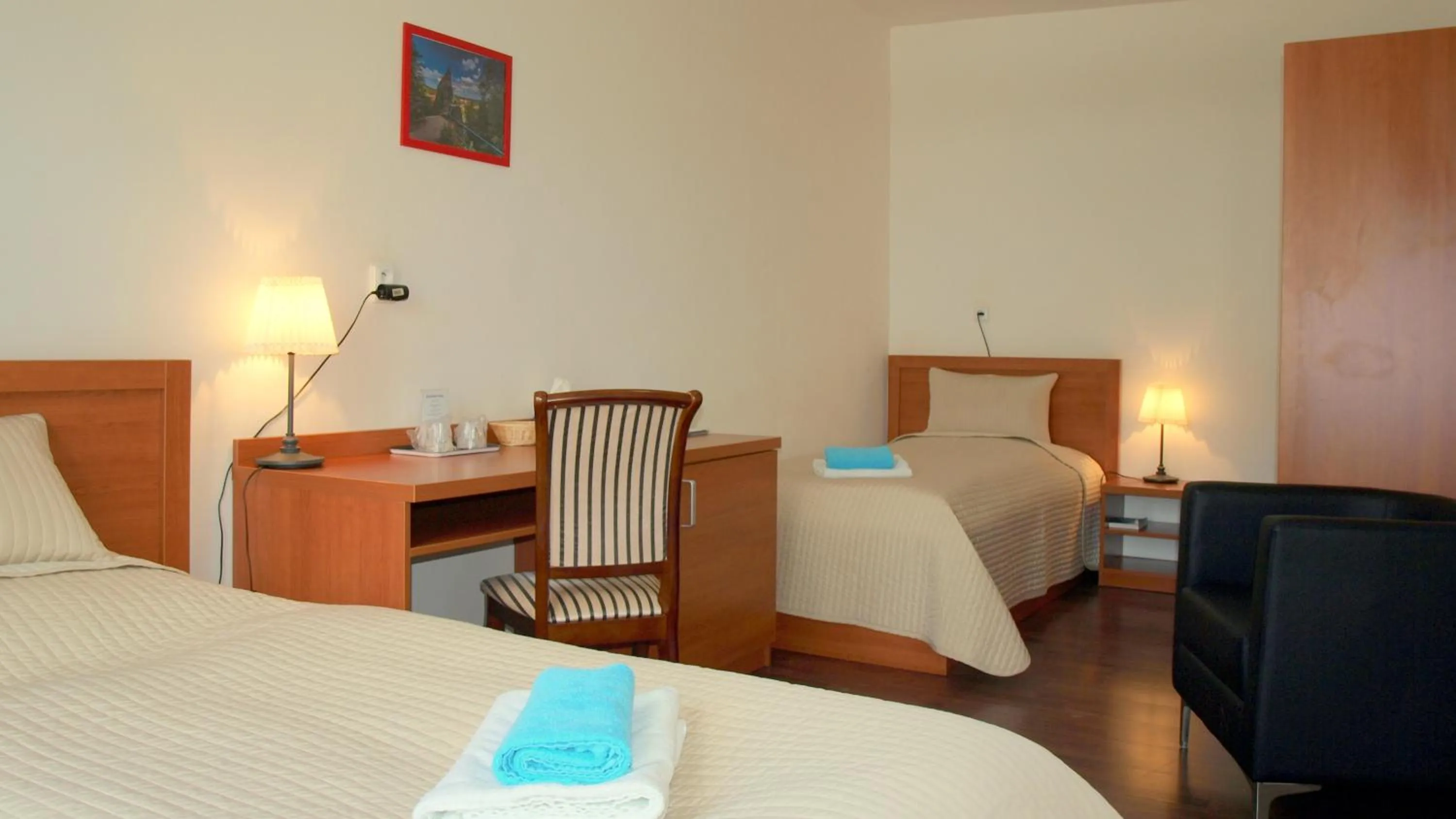 Photo of the whole room, Bed in Pension Village