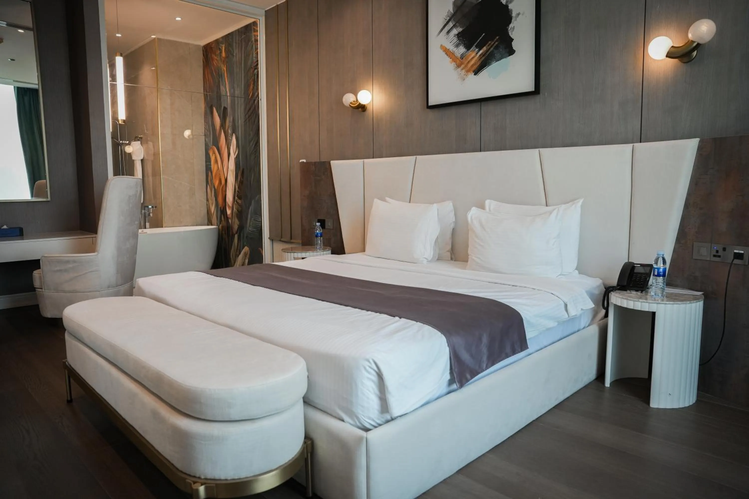 Bed in Horizon Manor Hotel